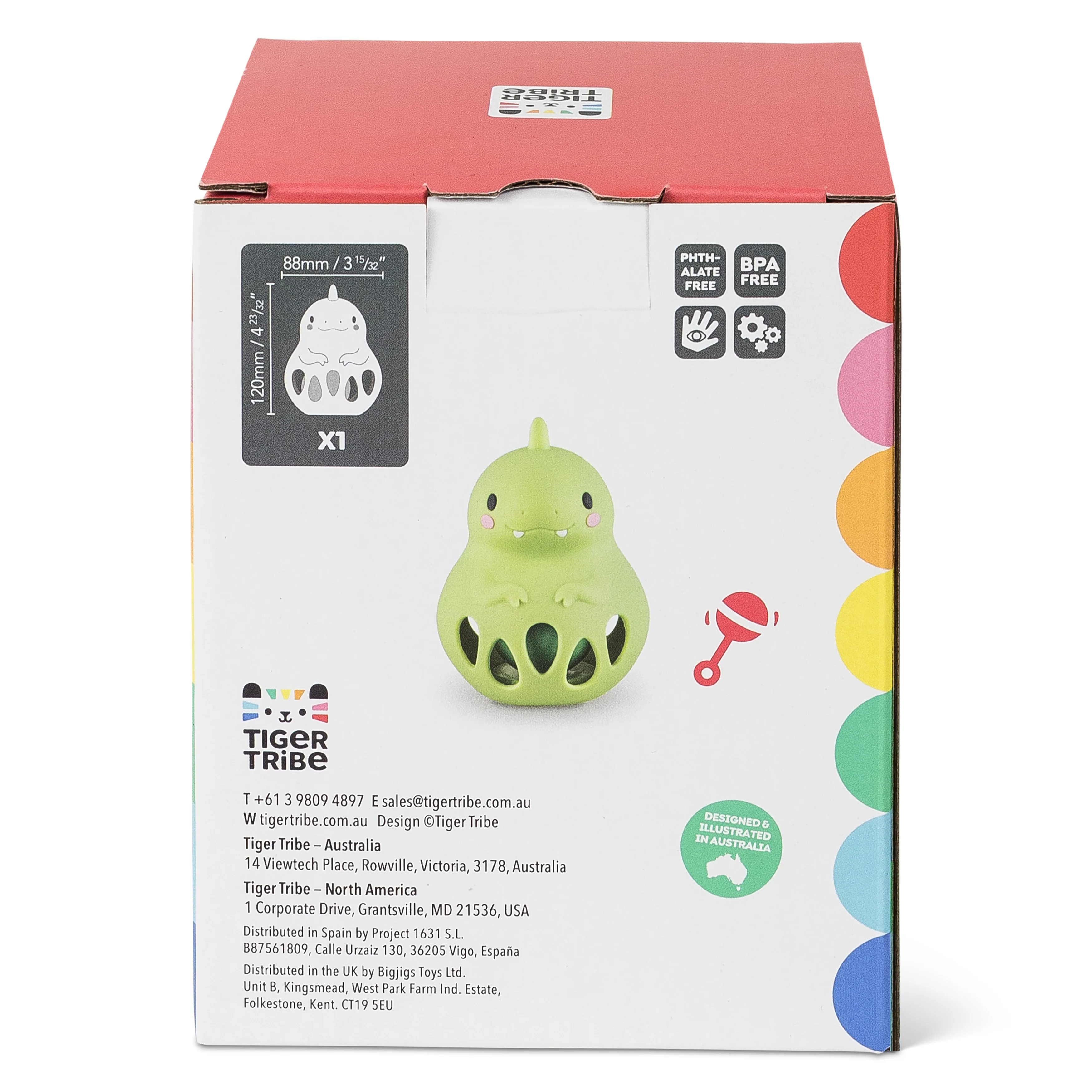 Silicone Rattle - Dino - Image 6