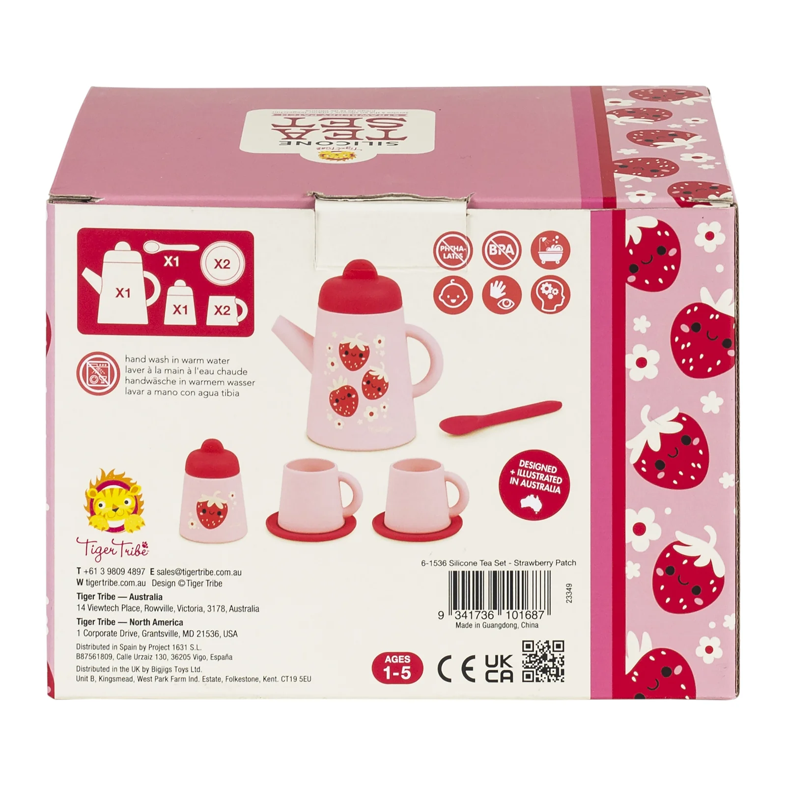 Silicone Tea Set - Strawberry Patch - Image 5