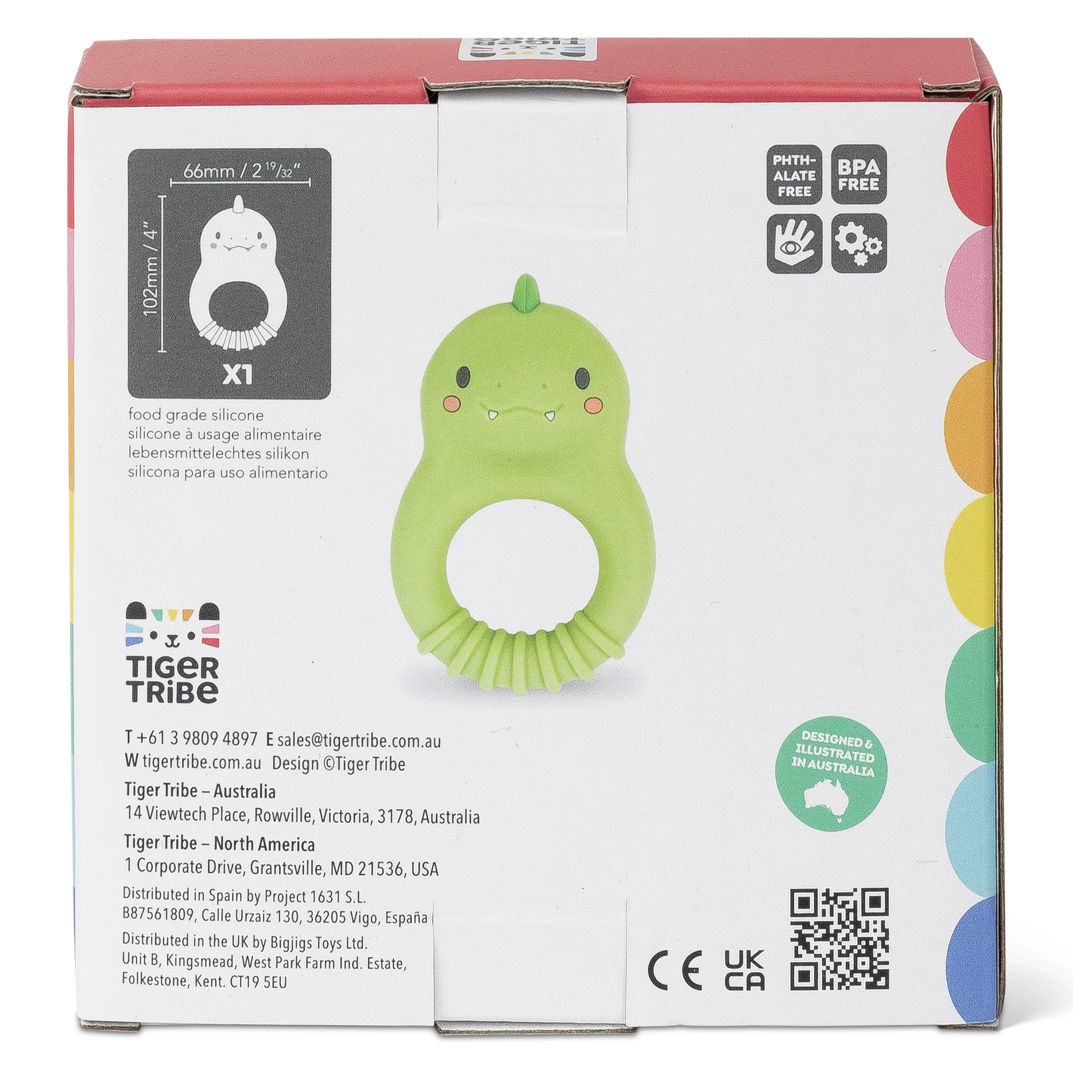 Silicone Teether - Dino - Image 4