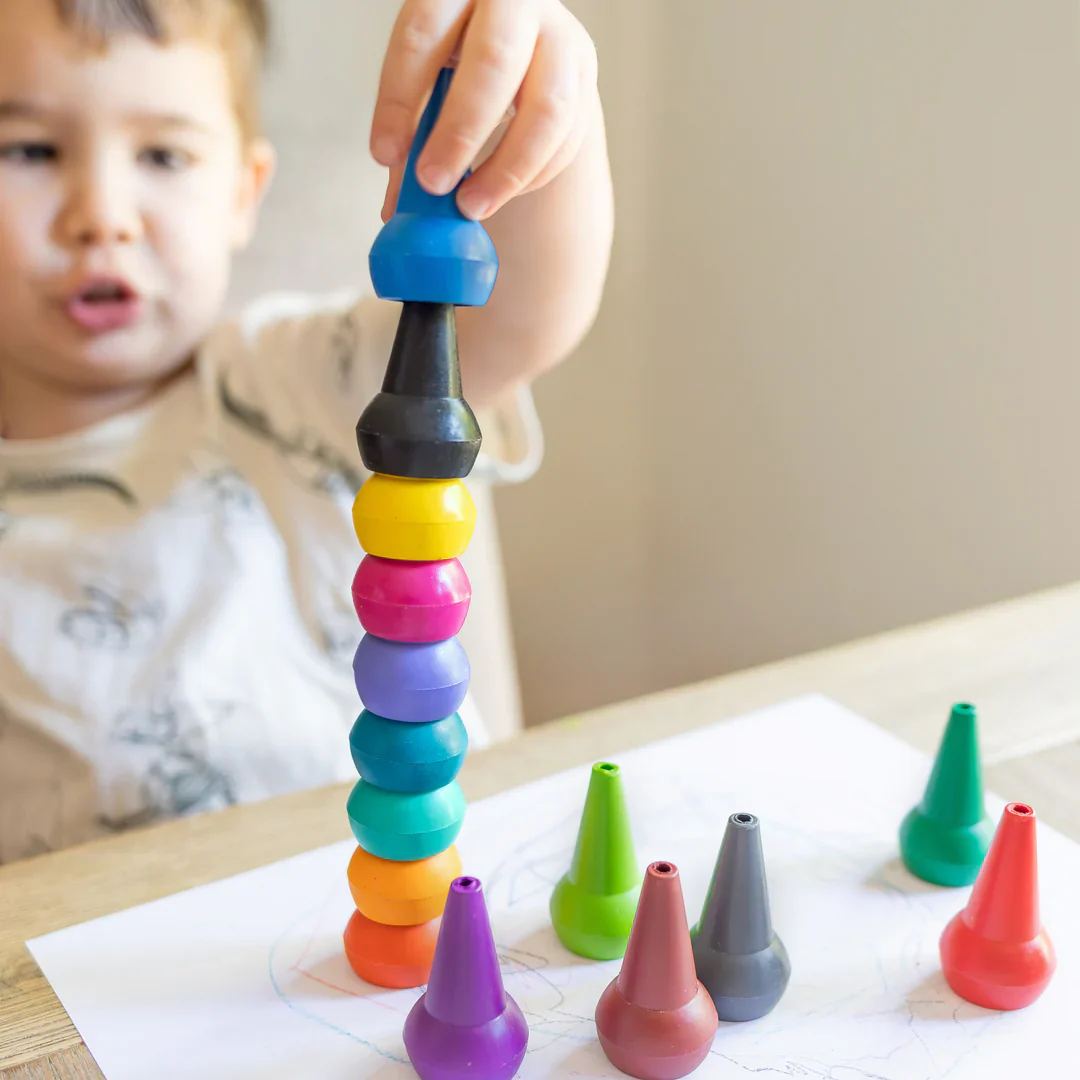 Stackable Crayons - Retro Rainbow - Image 2