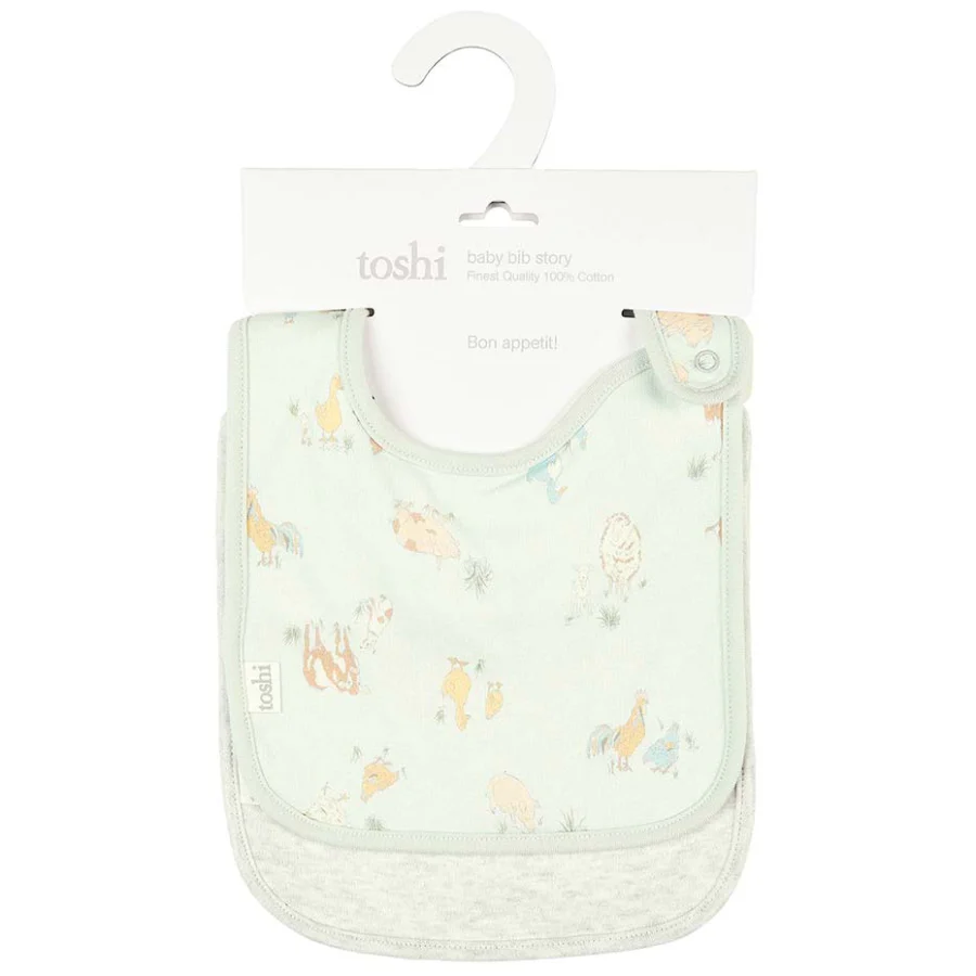 Toshi Baby Bib 2pc - Story / Country Bumpkins - Image 7