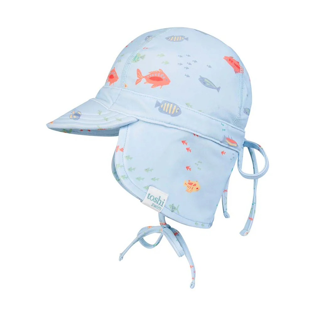 Toshi Swim Baby Flap Cap - Reef - Image 2