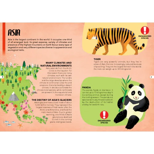 Travel Learn and Explore - Endangered Species of the Planet 205 Piece Puzzle & Book - Image 3