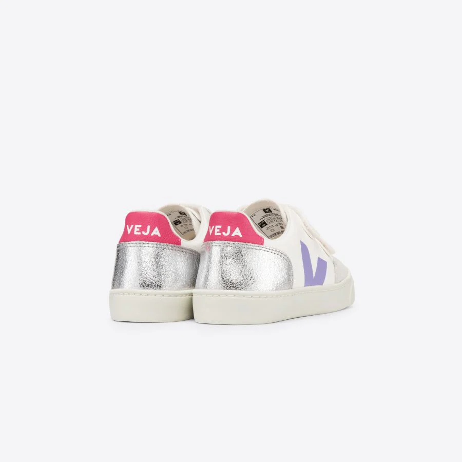 V-12 Velcro Leather - Multico/Silver - Image 3