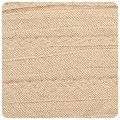 Ayla Wide Bow Headband - Latte - Image 2