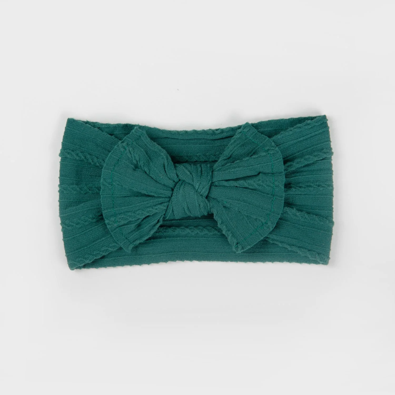 Ayla Wide Bow Headband - Forest - Image 2