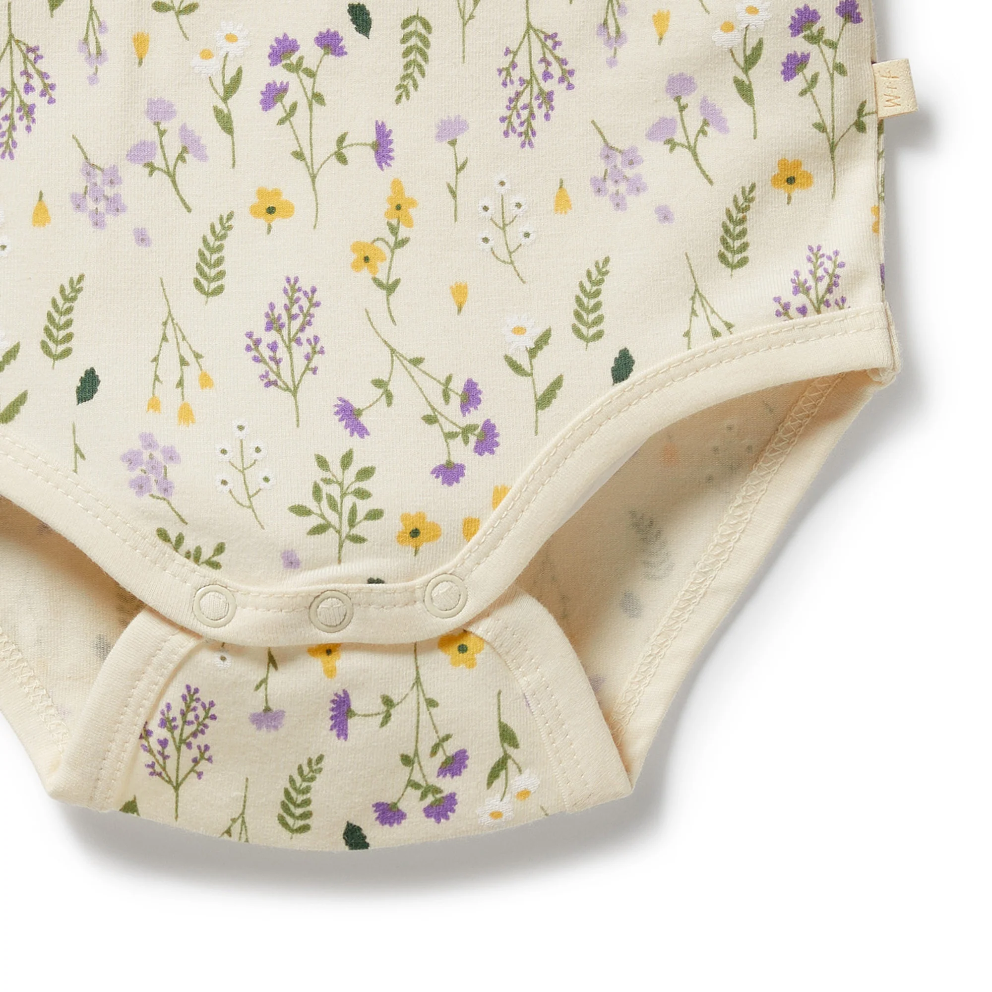 Bella Floral Organic Bodysuit - Image 3