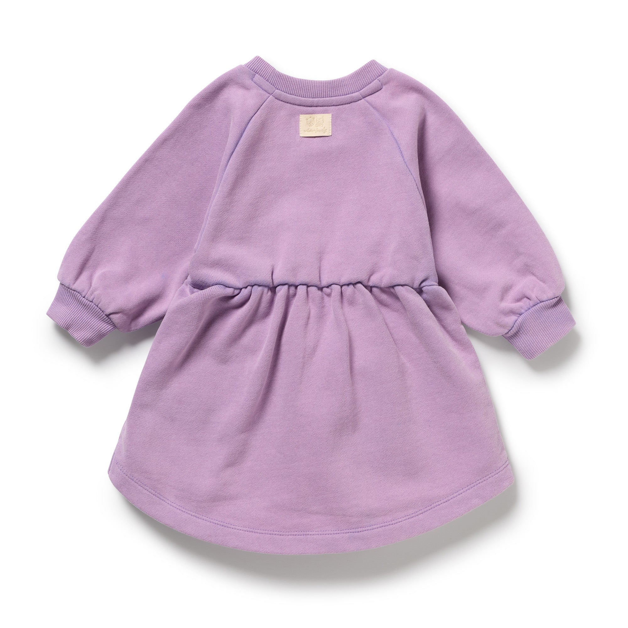 Berry Organic Terry Sweat Dress - Image 3