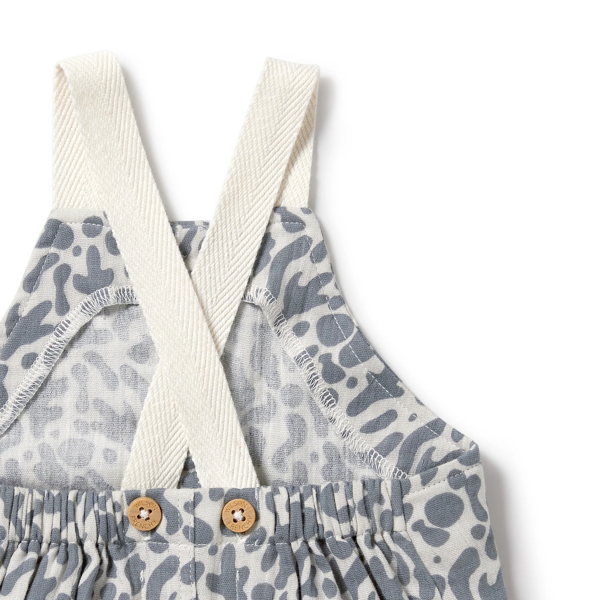 Wilson and Frenchy Blue Coral Organic Crinkle Overall - Image 4
