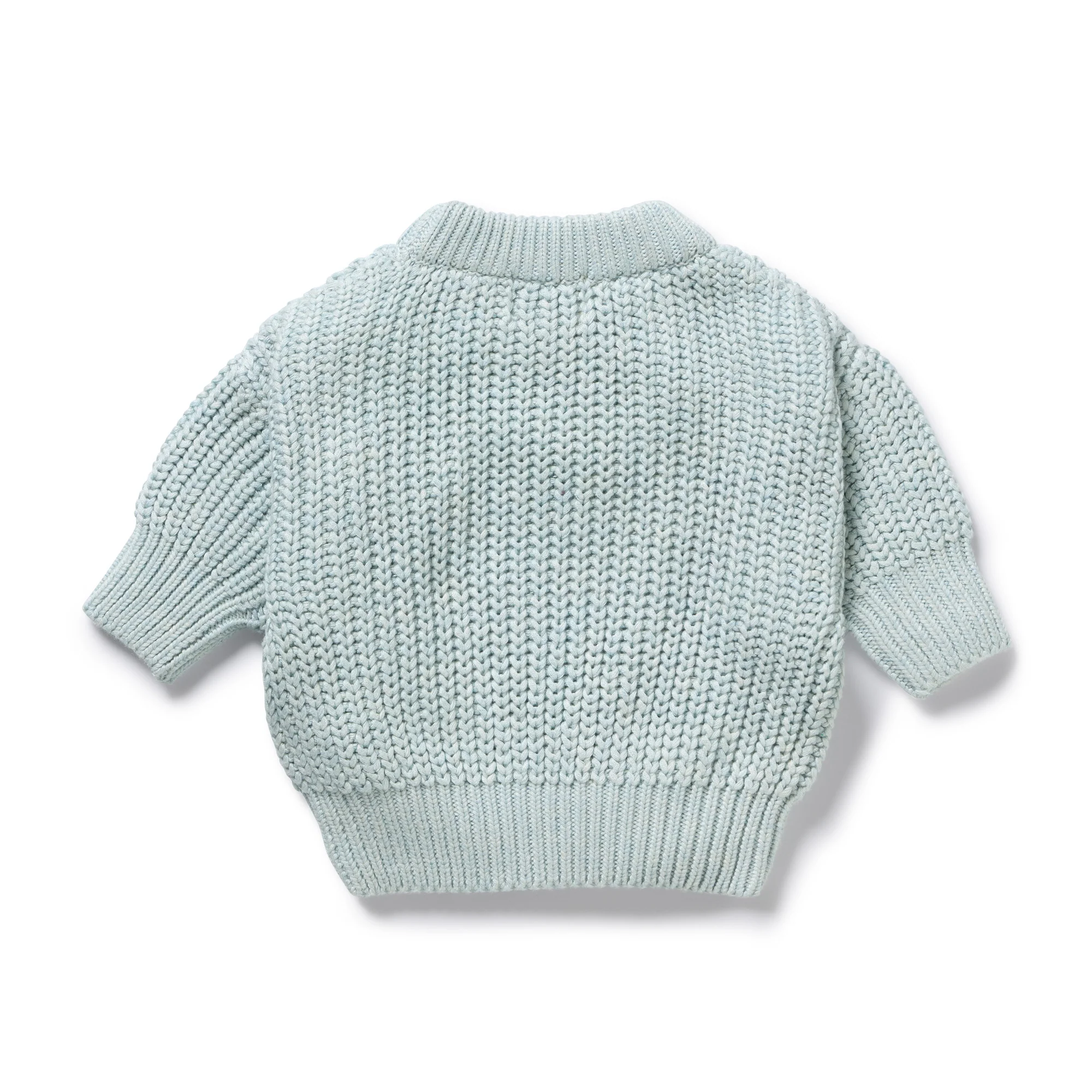 Cloud Blue Organic Knitted Jumper - Image 3