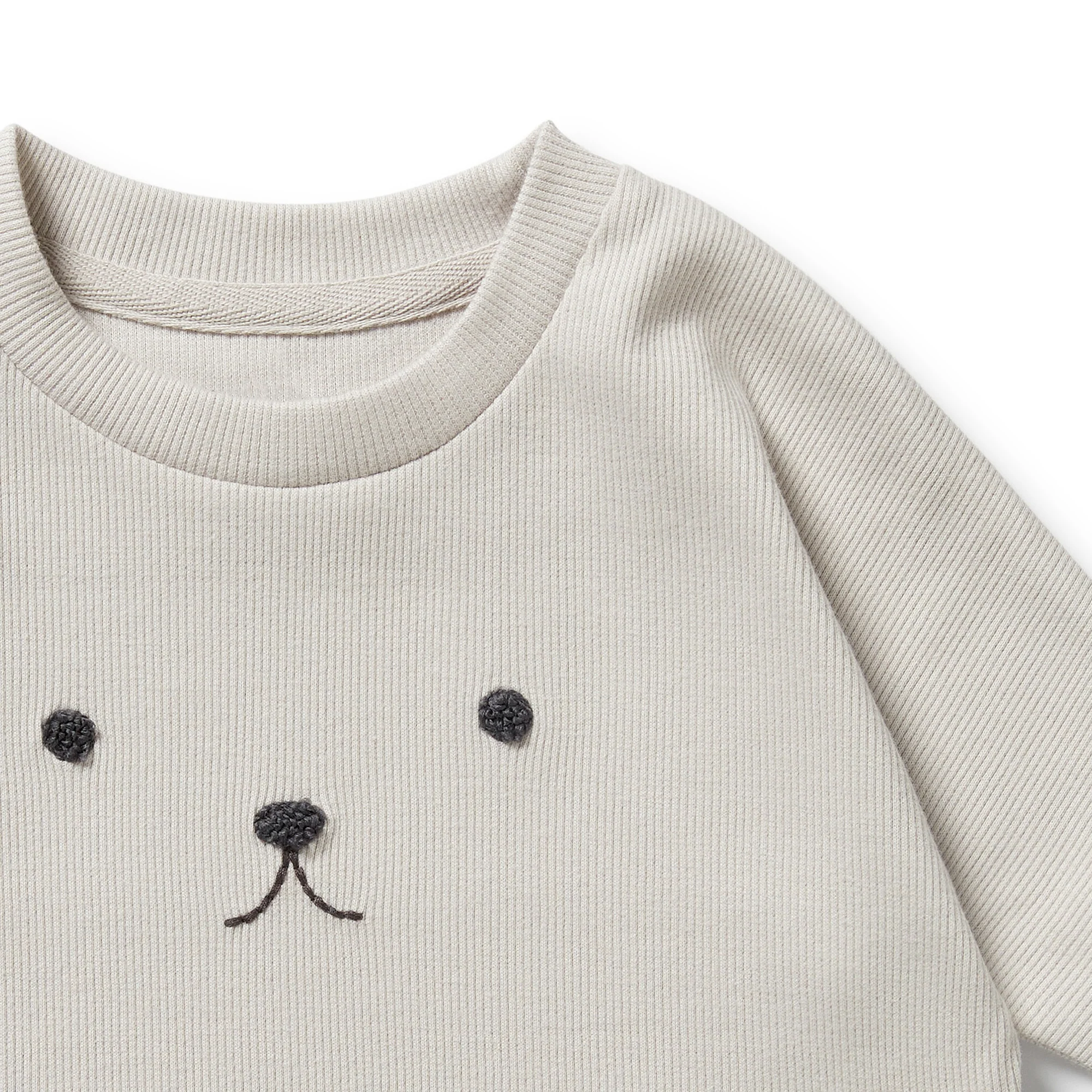 Wilson & Frenchy - Cloud Organic Rib Long Sleeved Top - Image 2