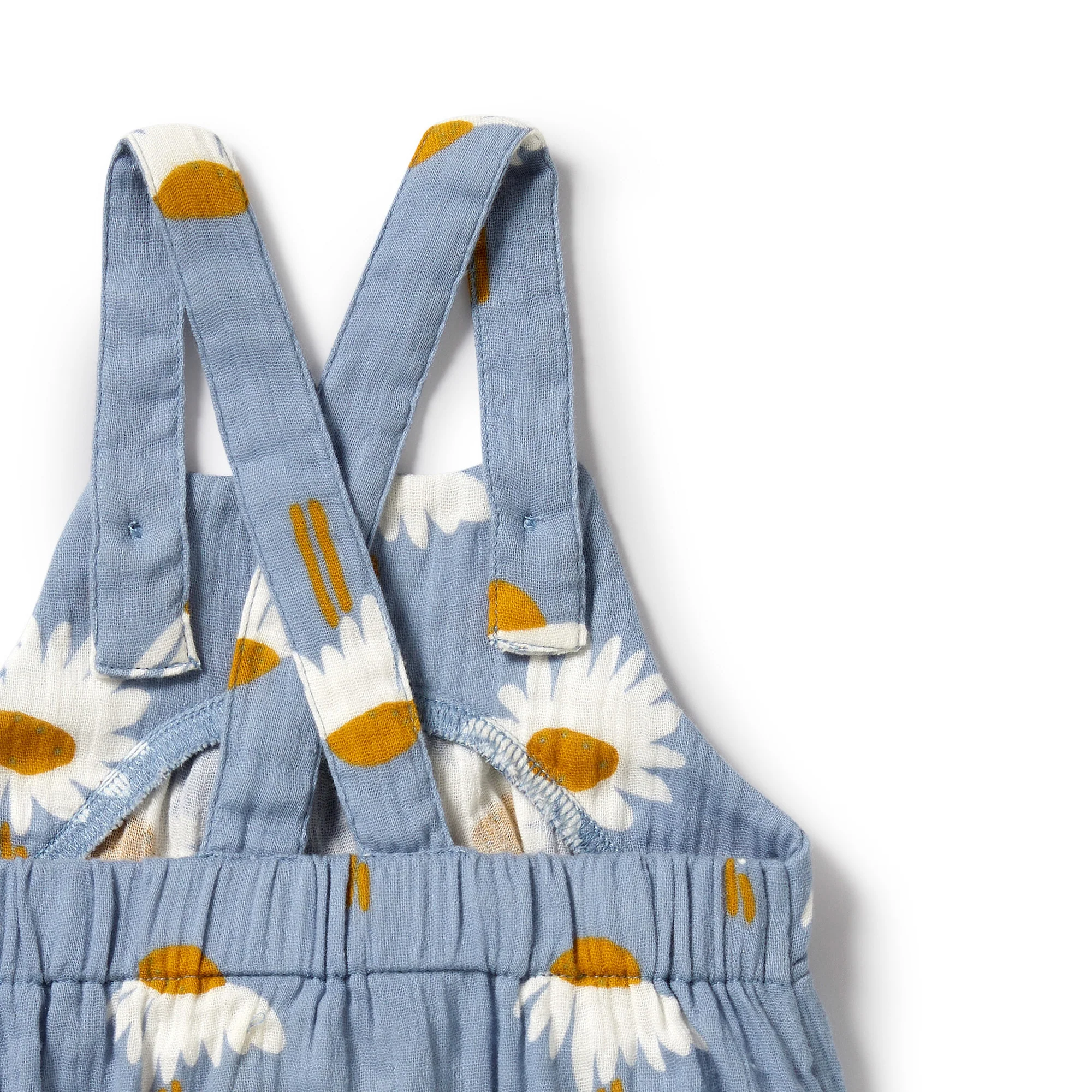 Daisy Floral Organic Crinkle Bodysuit - Image 4