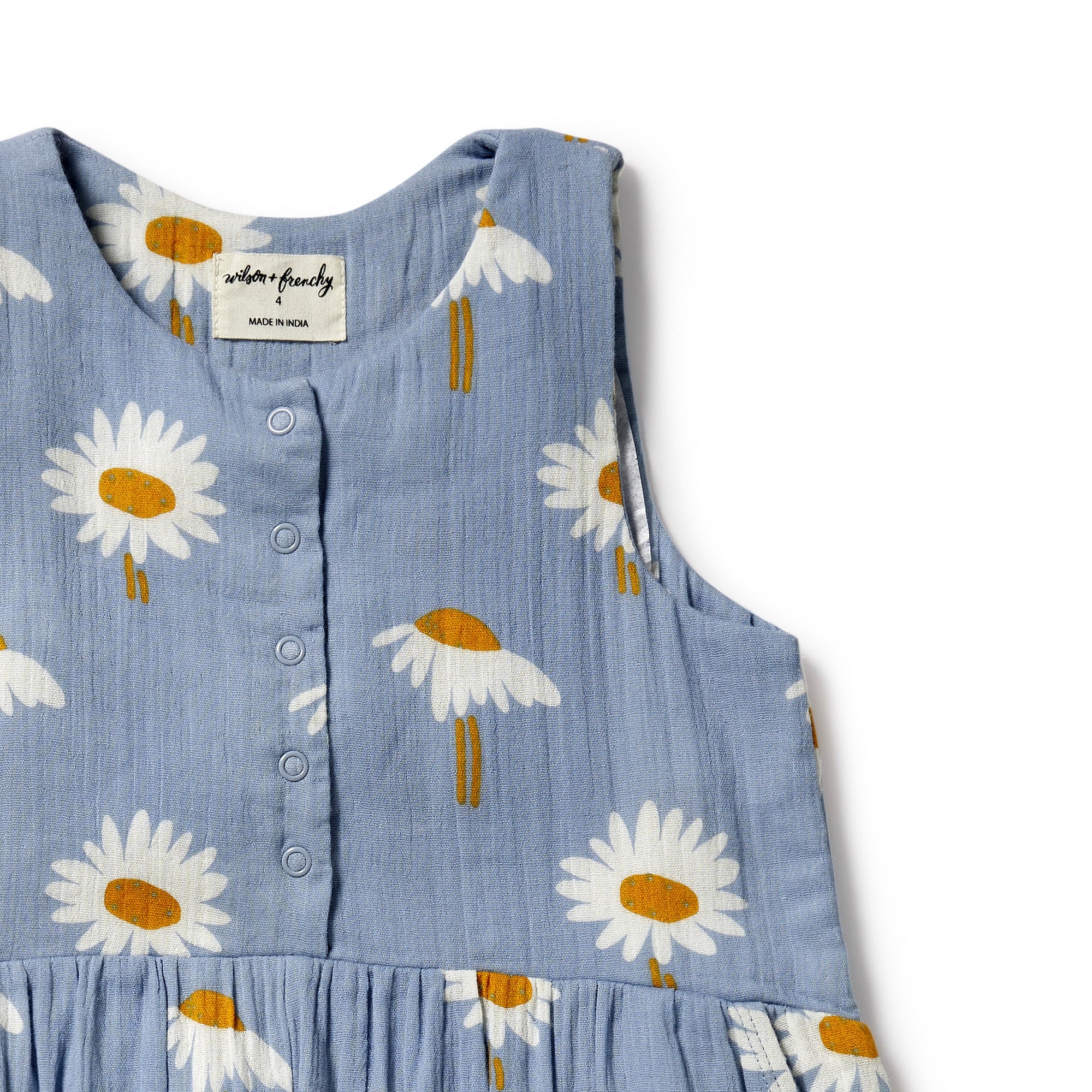 Daisy Floral Organic Crinkle Jumpsuit - Image 3