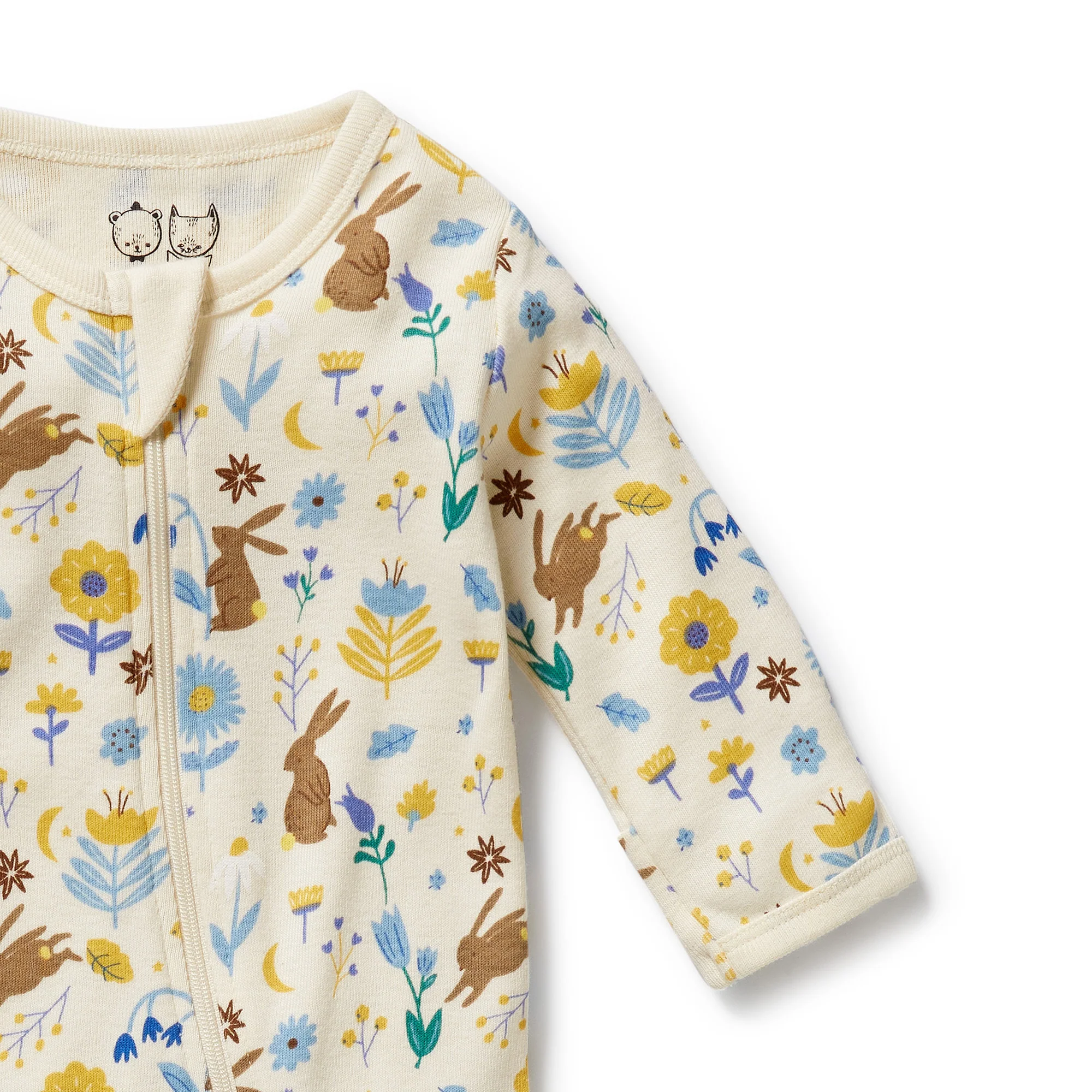 Wilson & Frenchy - Daisy Mae Organic Zipsuit With Feet - Image 3