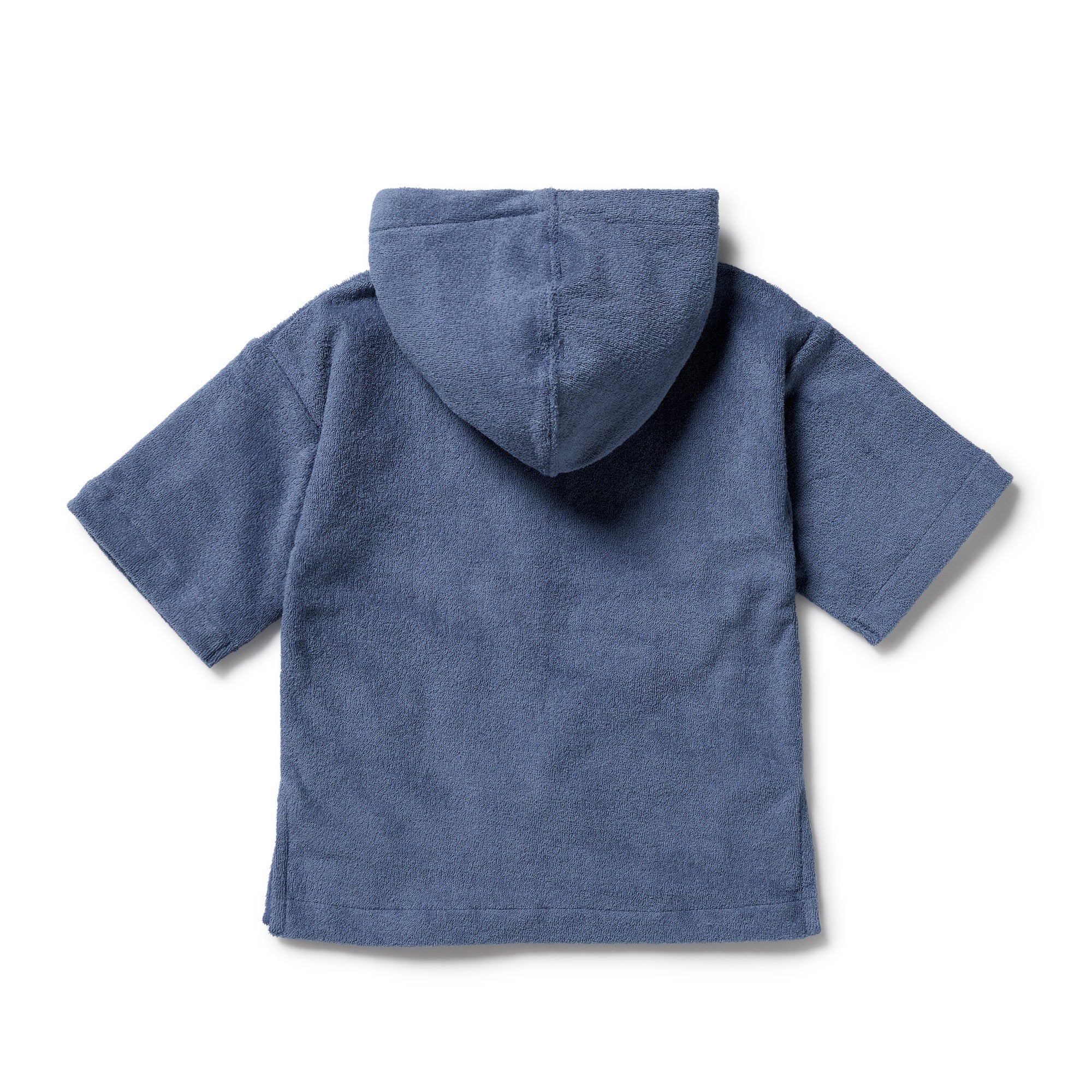 Organic Terry Hooded Towel - Deep Blue - Image 4