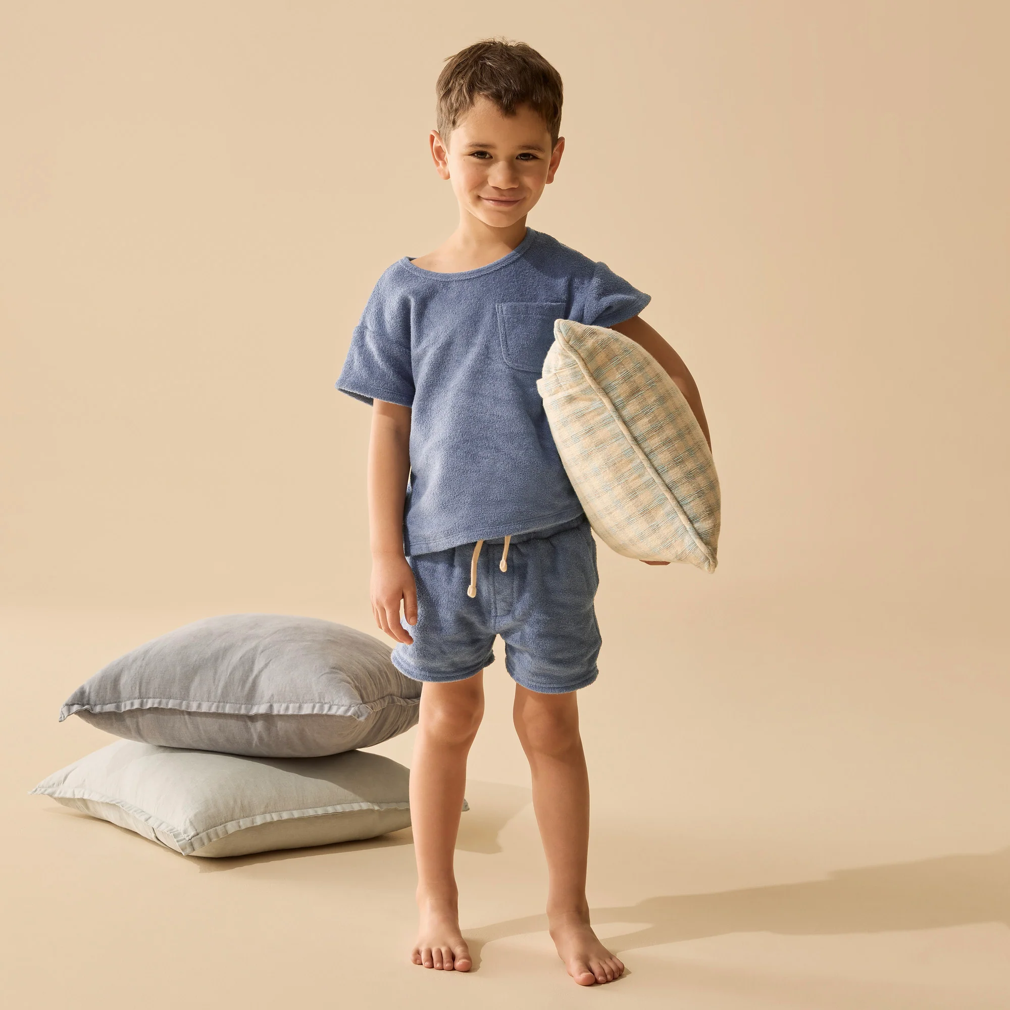 Organic Terry Short - Deep Blue - Image 2