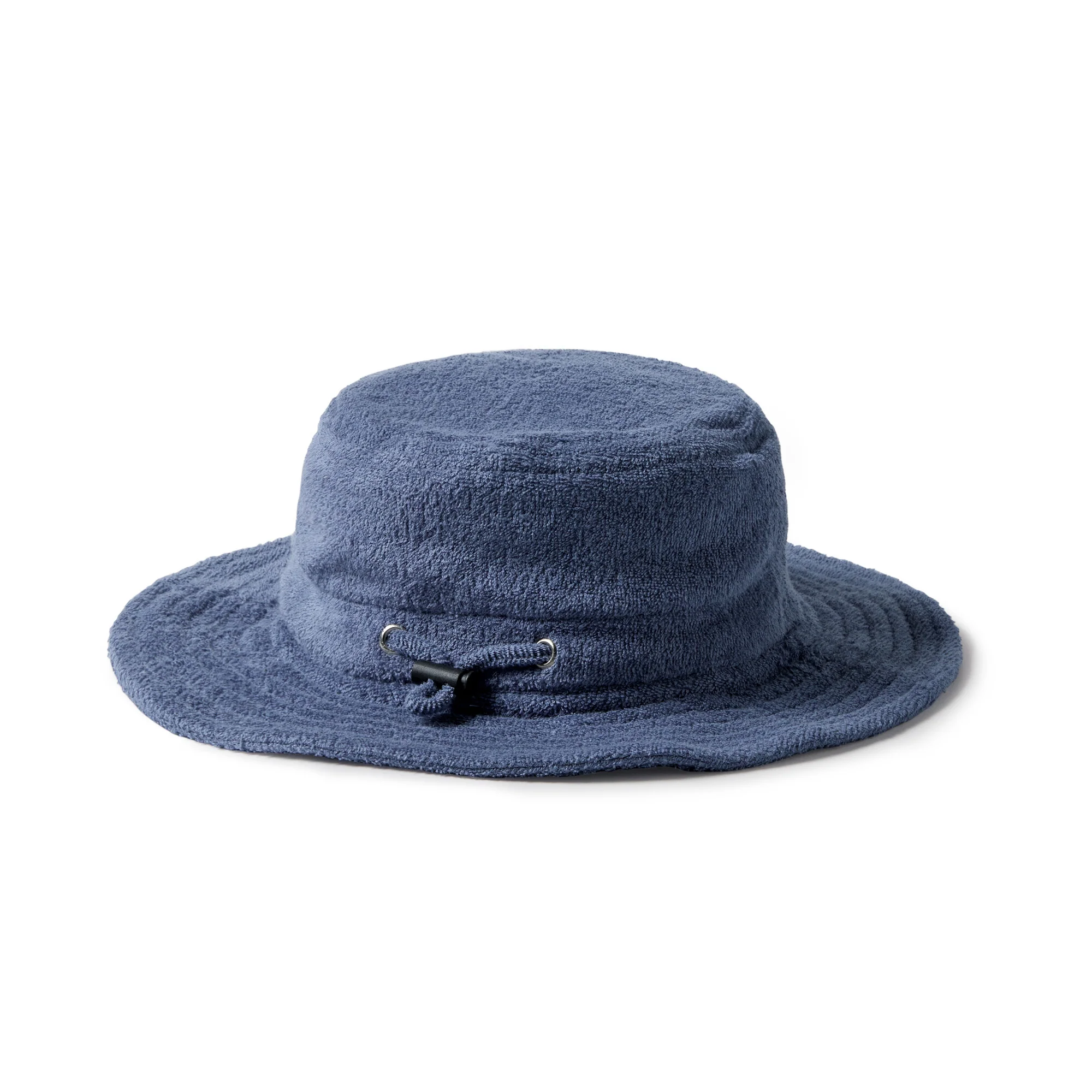 Organic Terry Sun Hat - Deep Blue - Image 5