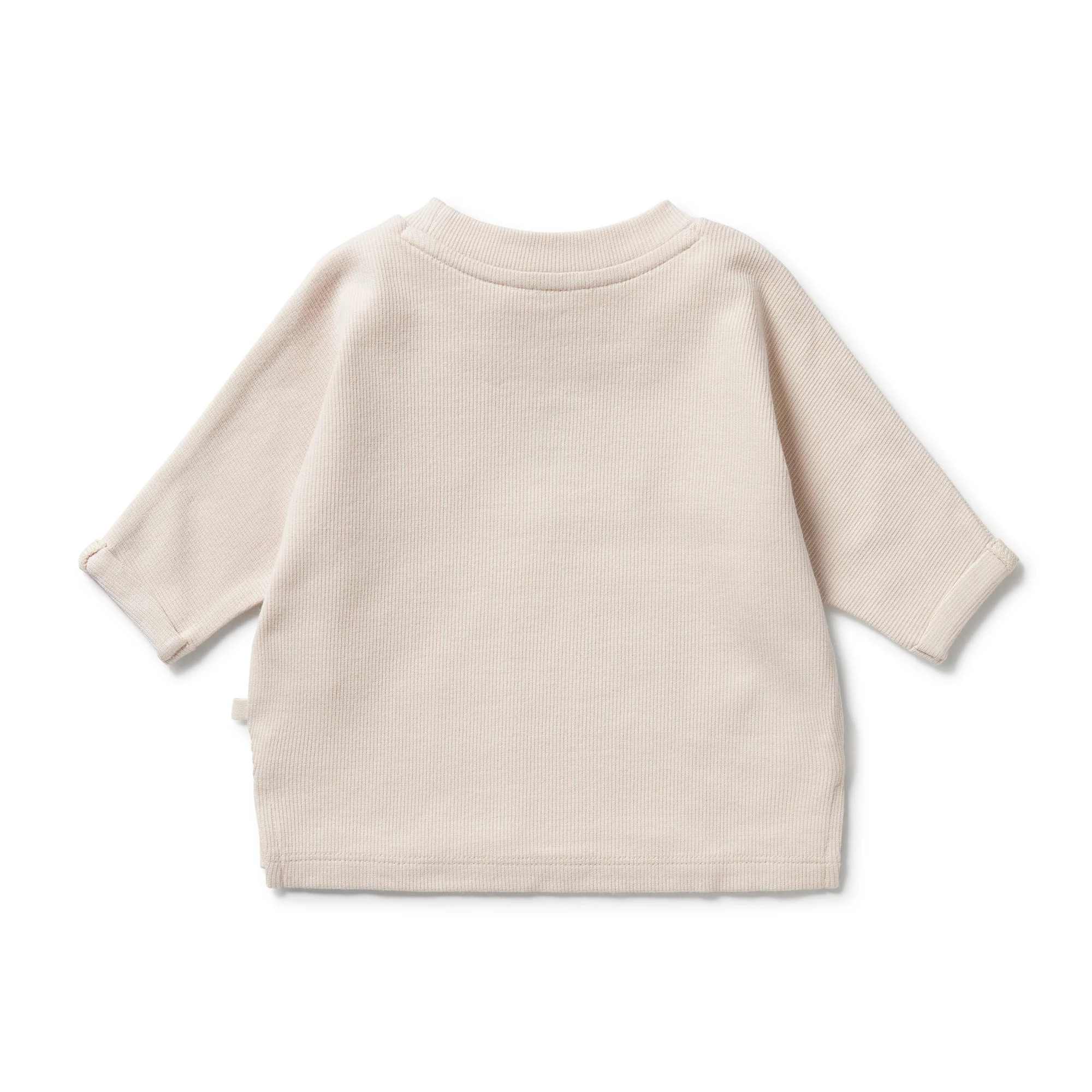 Wilson & Frenchy - Dusty Rose Organic Rib Long Sleeved Top - Image 3