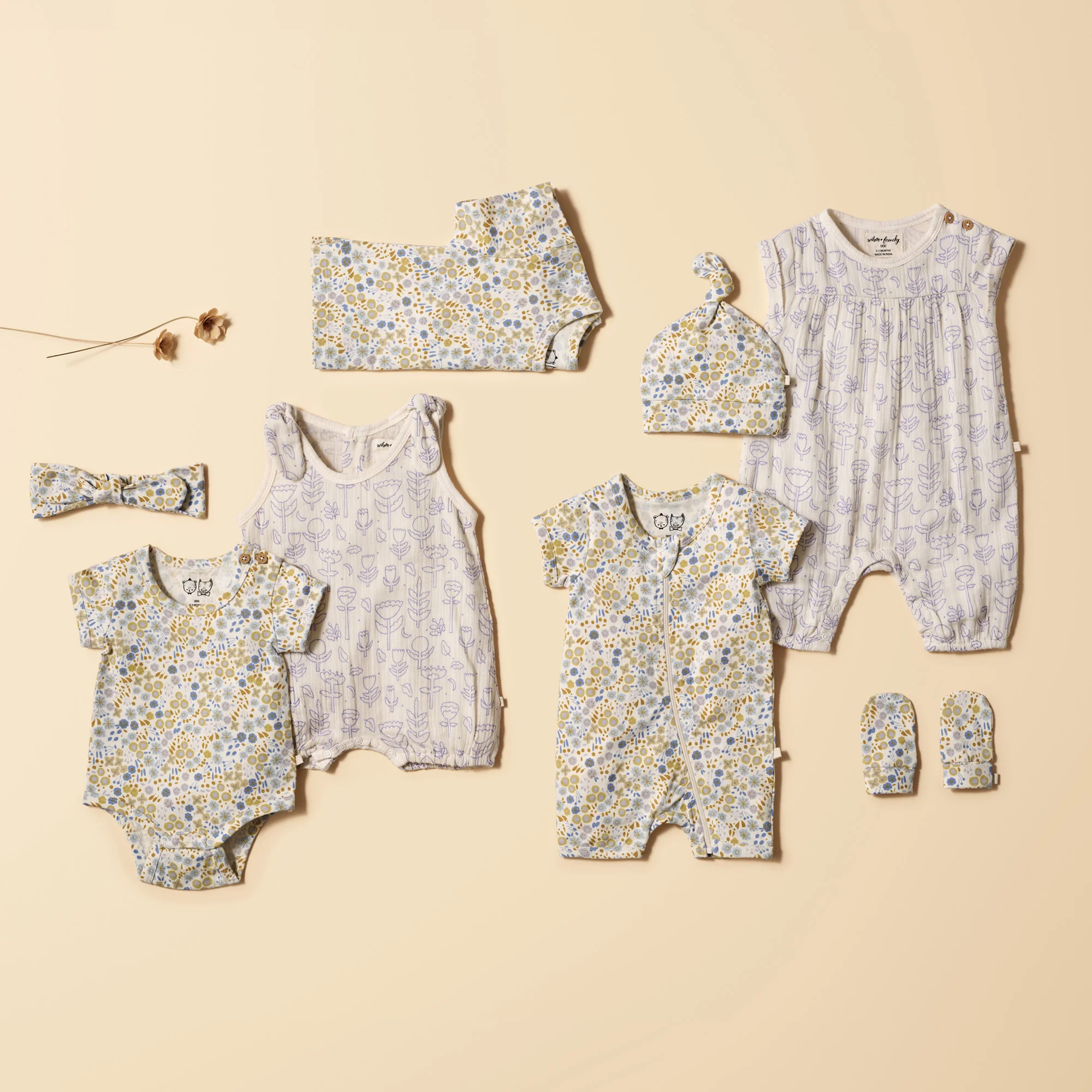 Wilson and Frenchy Flow Organic Crinkle Tie Playsuit - Image 8