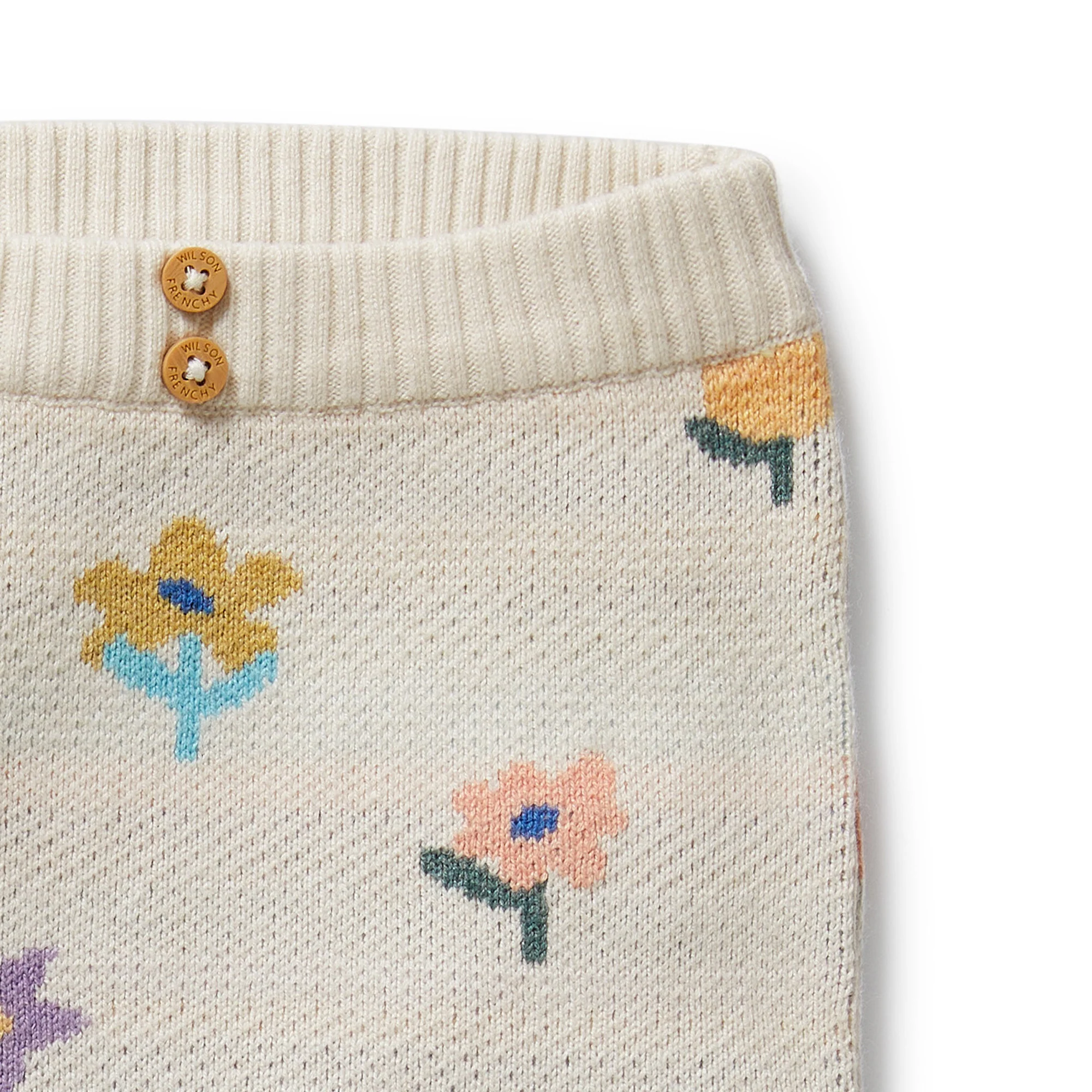 Wilson & Frenchy - Flower Pop Organic Knitted Jacquard Legging - Image 2
