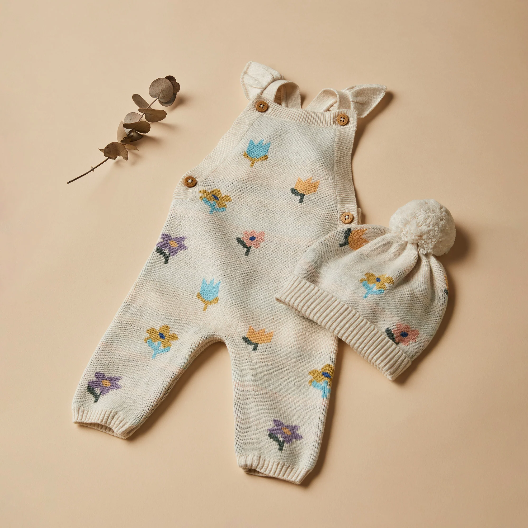 Wilson & Frenchy - Flower Pop Organic Knitted Jacquard Overall - Image 2
