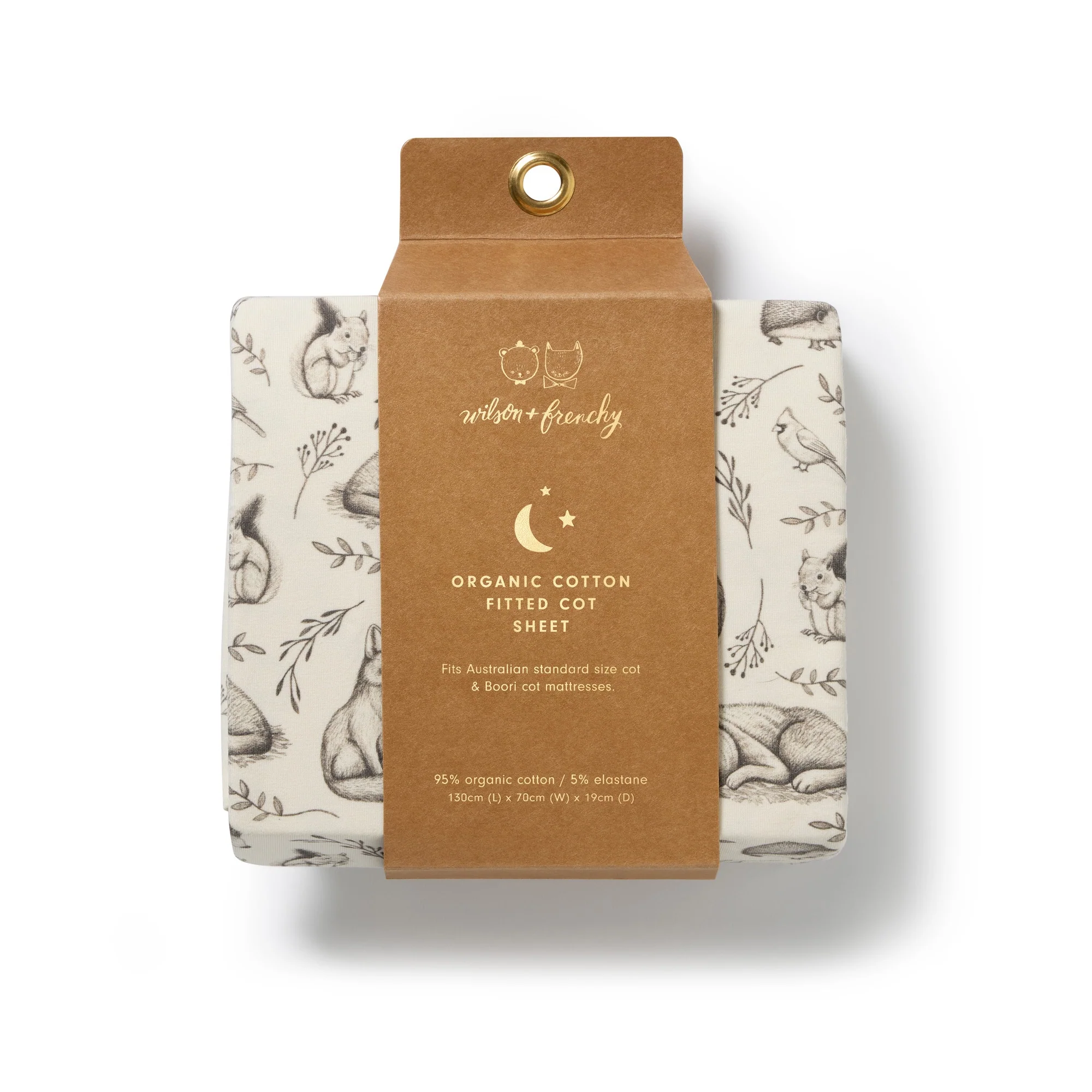 Foxglove Forest Organic Cot Sheet