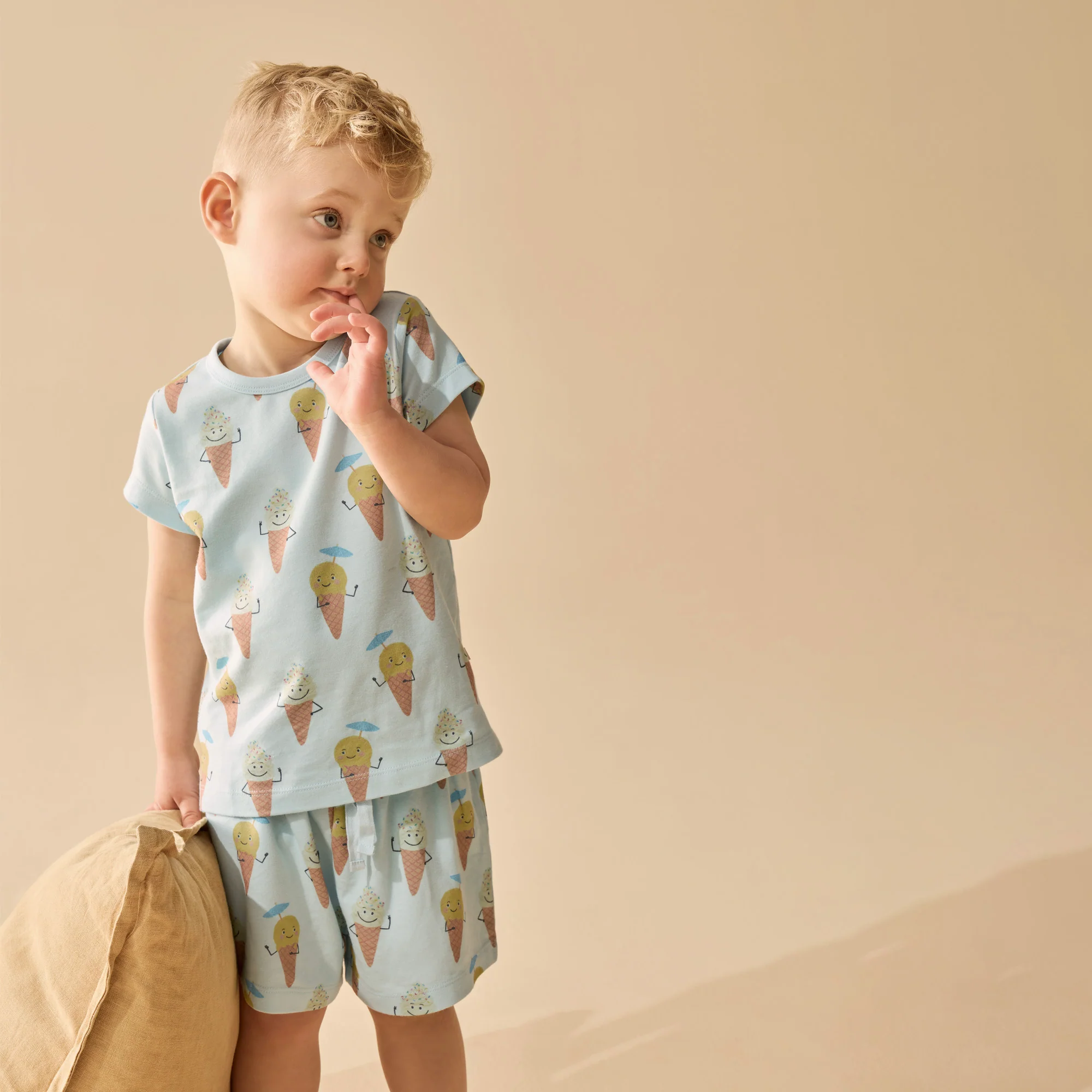 Organic Short Sleeved Pyjamas - Frosty Friends - Image 4