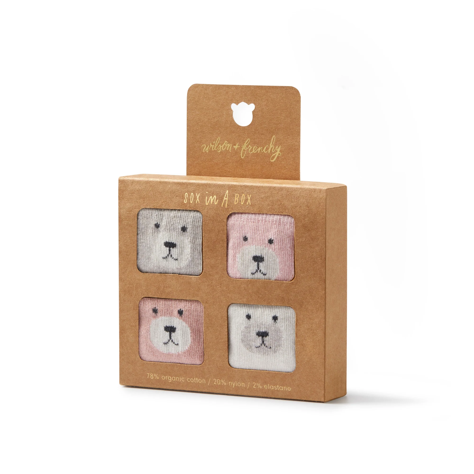 Organic 4 Pack Baby Socks - Girls - Image 2