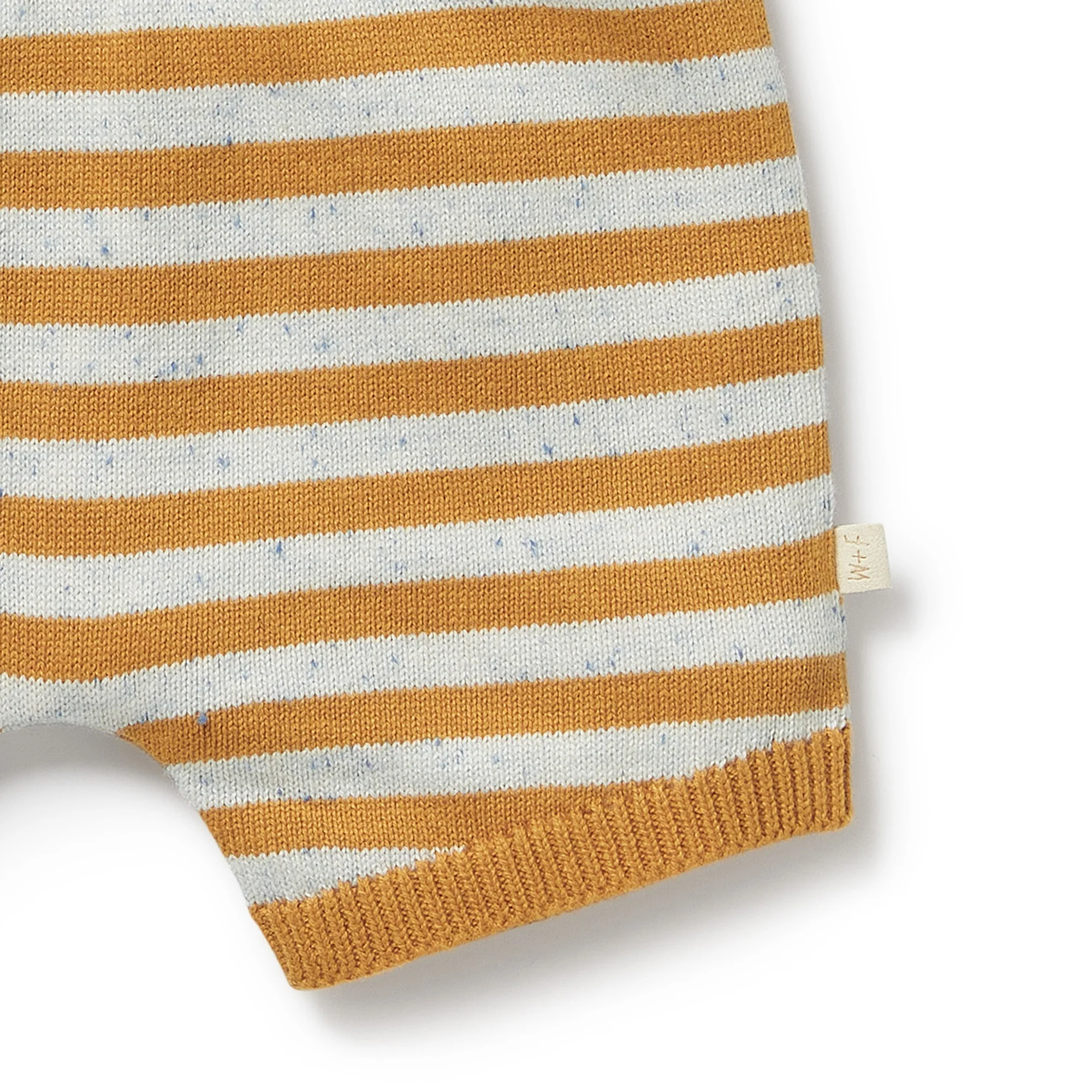 Organic Knitted Set - Golden Wave Stripe - Image 5