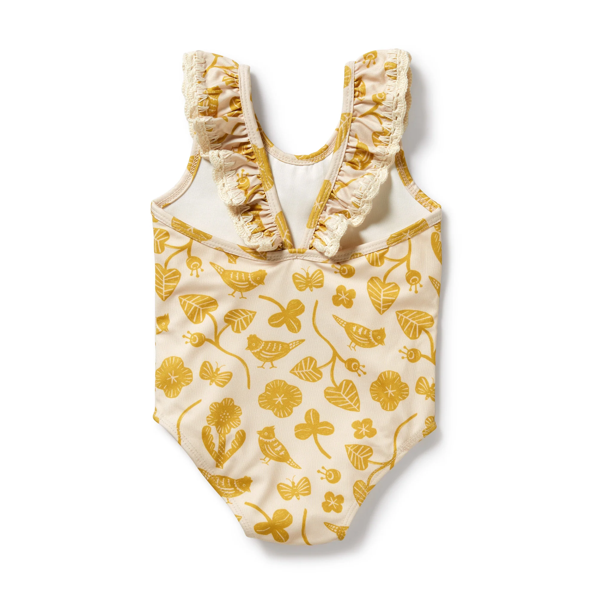 Wilson and Frenchy Goldie Floral Crochet Swimsuit - Image 2