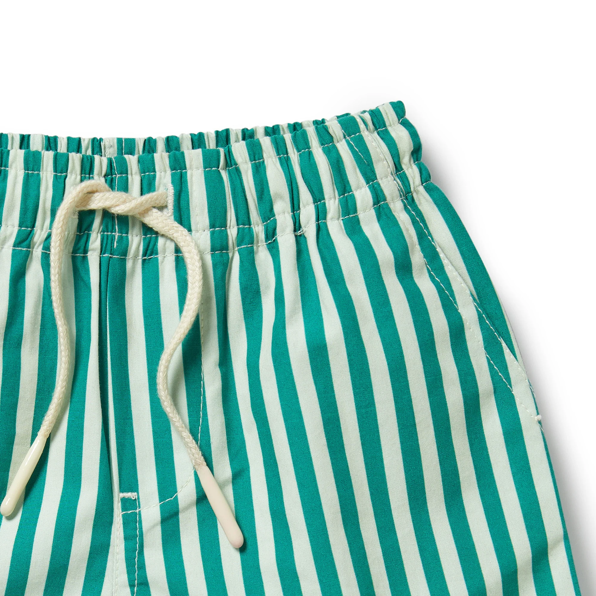 Swim Board Short - Green Bean Stripe - Image 3