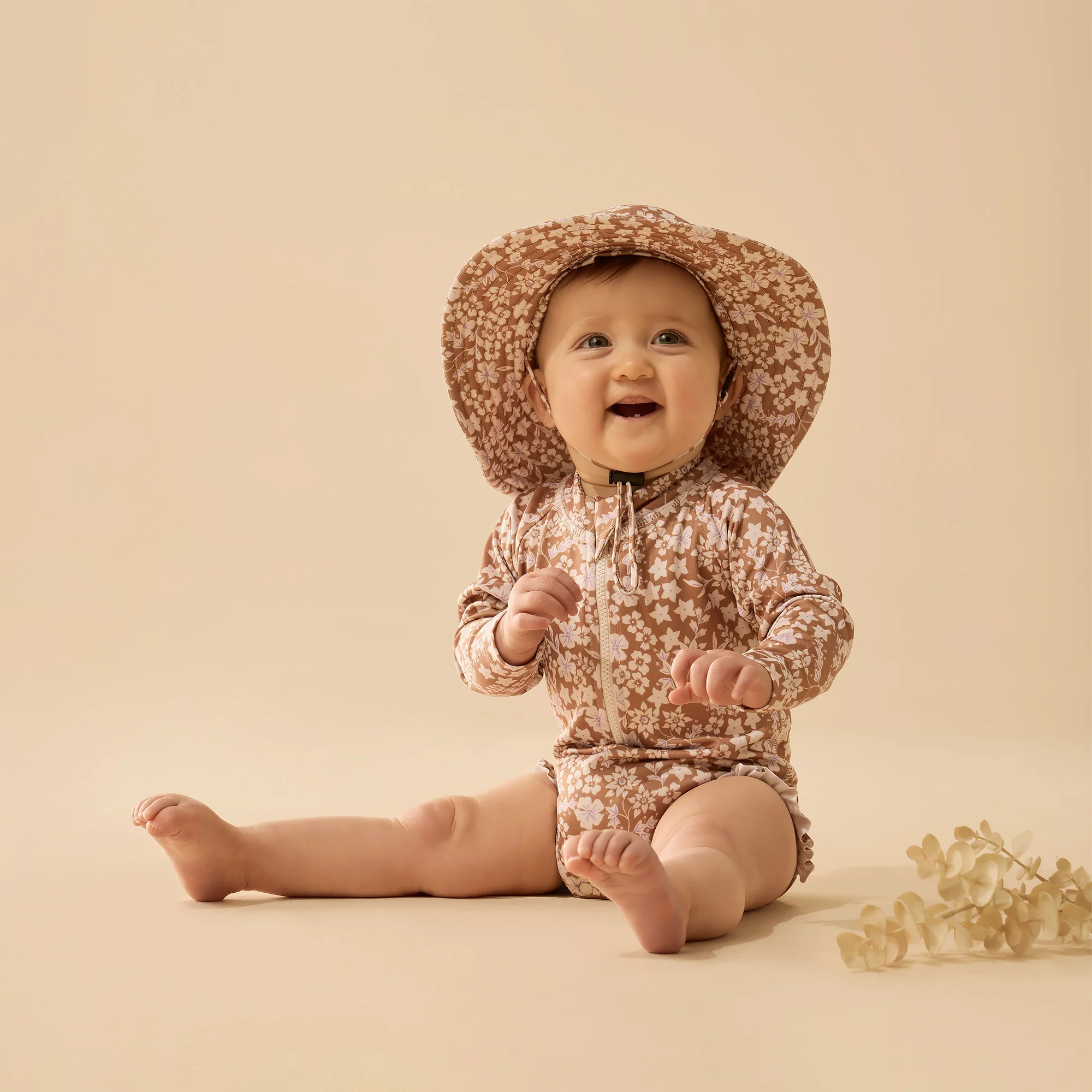 Swim Sun Hat - Hazel Floral - Image 2