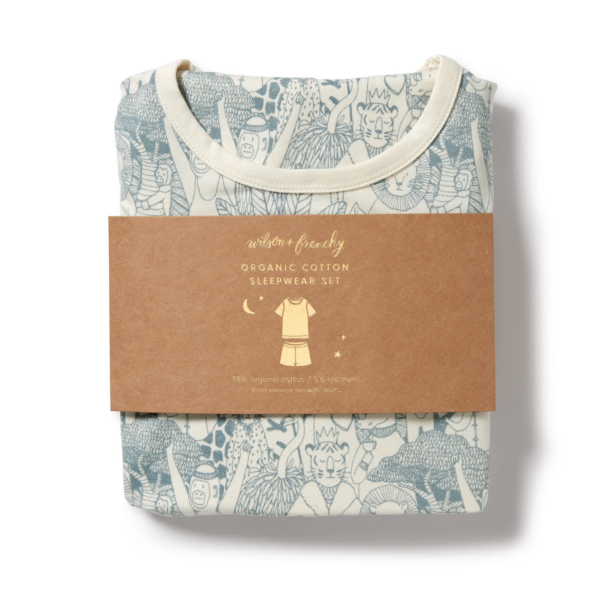 Wilson and Frenchy Hello Friends Organic Short Sleeved Pyjamas - Image 2