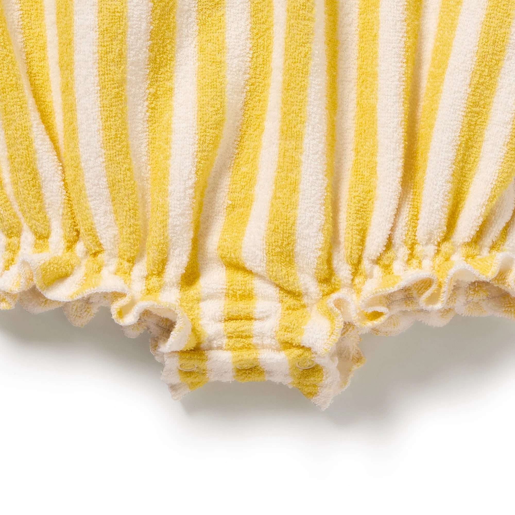 Organic Terry Tie Playsuit - Honey Wave - Image 4