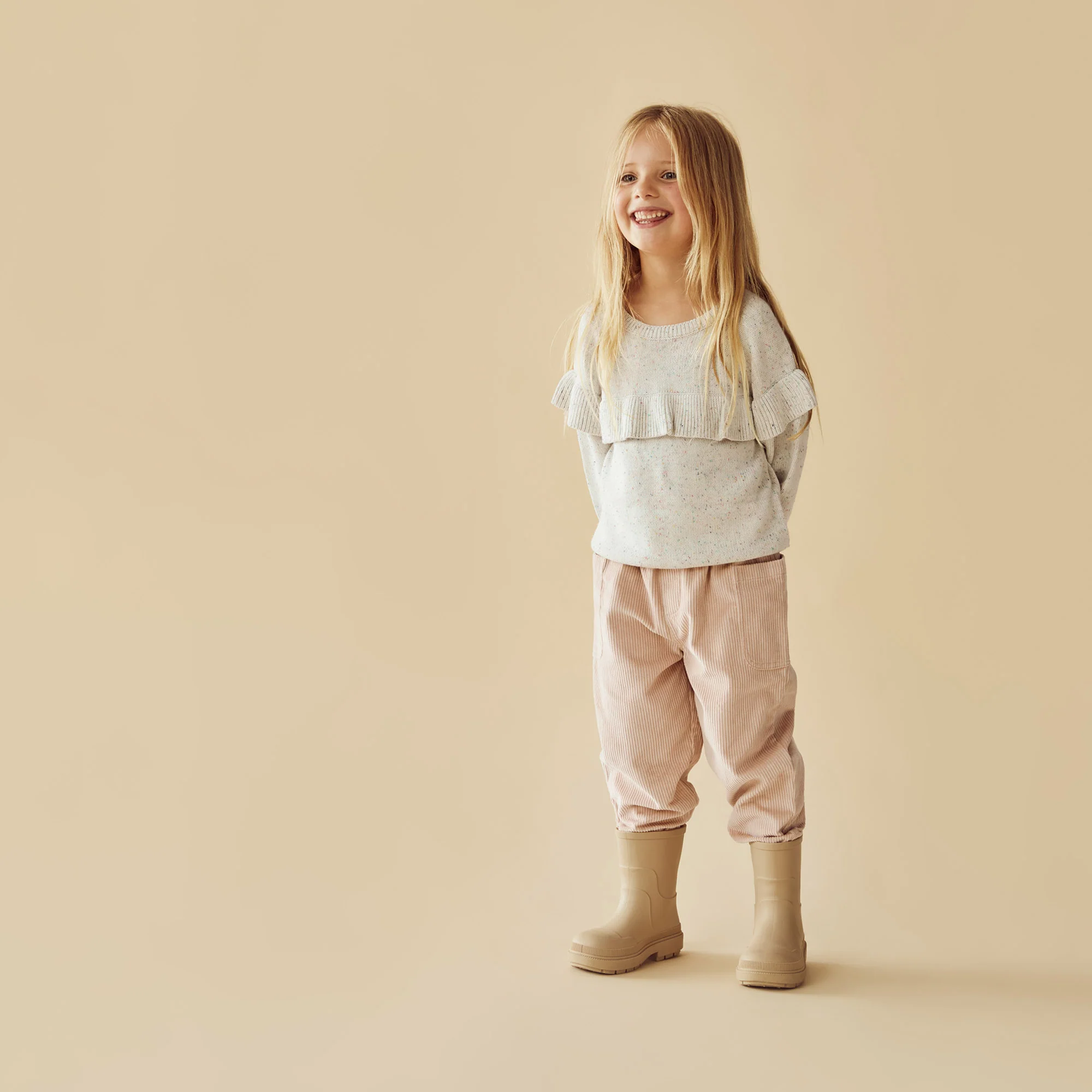 Wilson & Frenchy - Hundreds and Thousands Organic Knitted Ruffle Jumper - Image 2