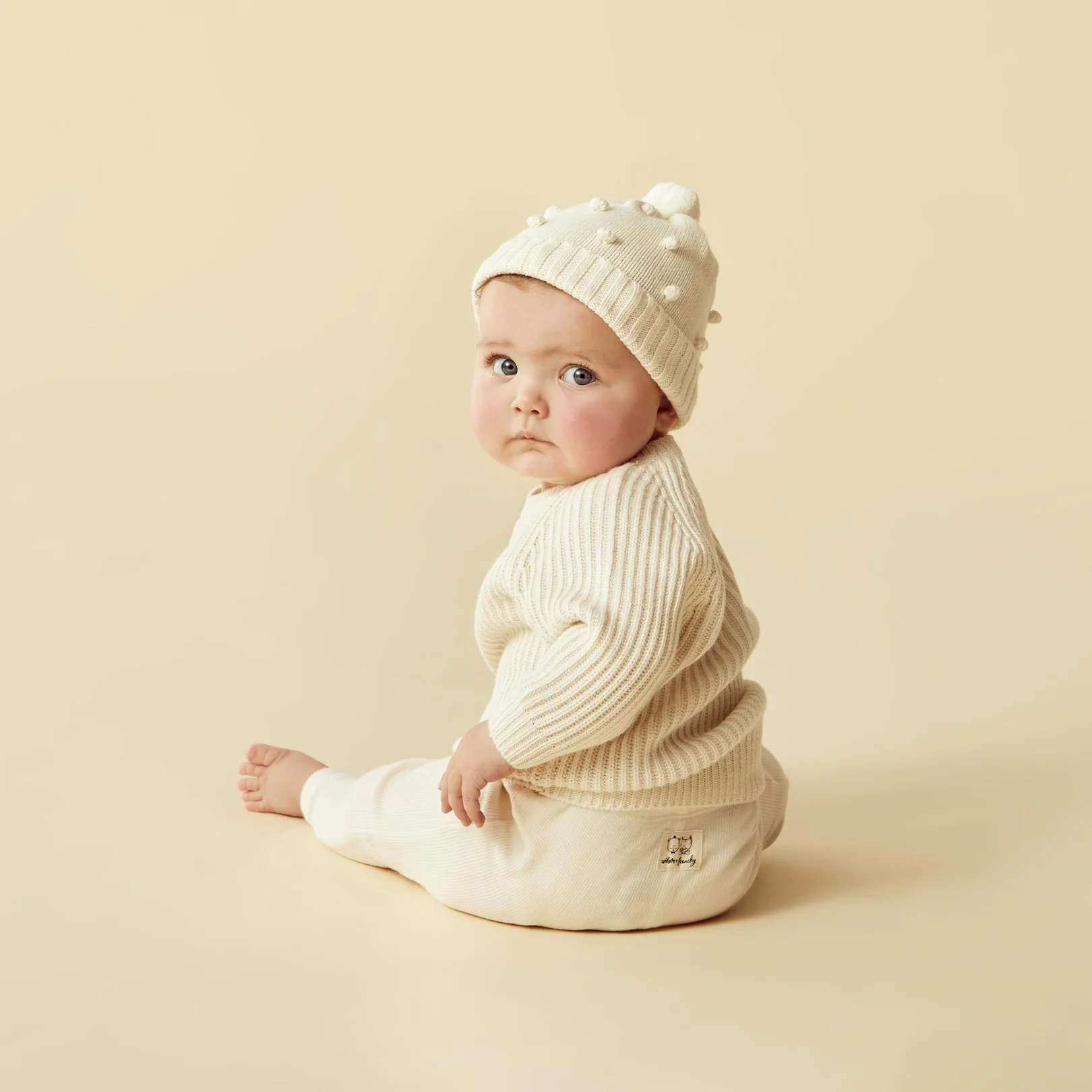 Knitted Legging - Ecru - Image 3
