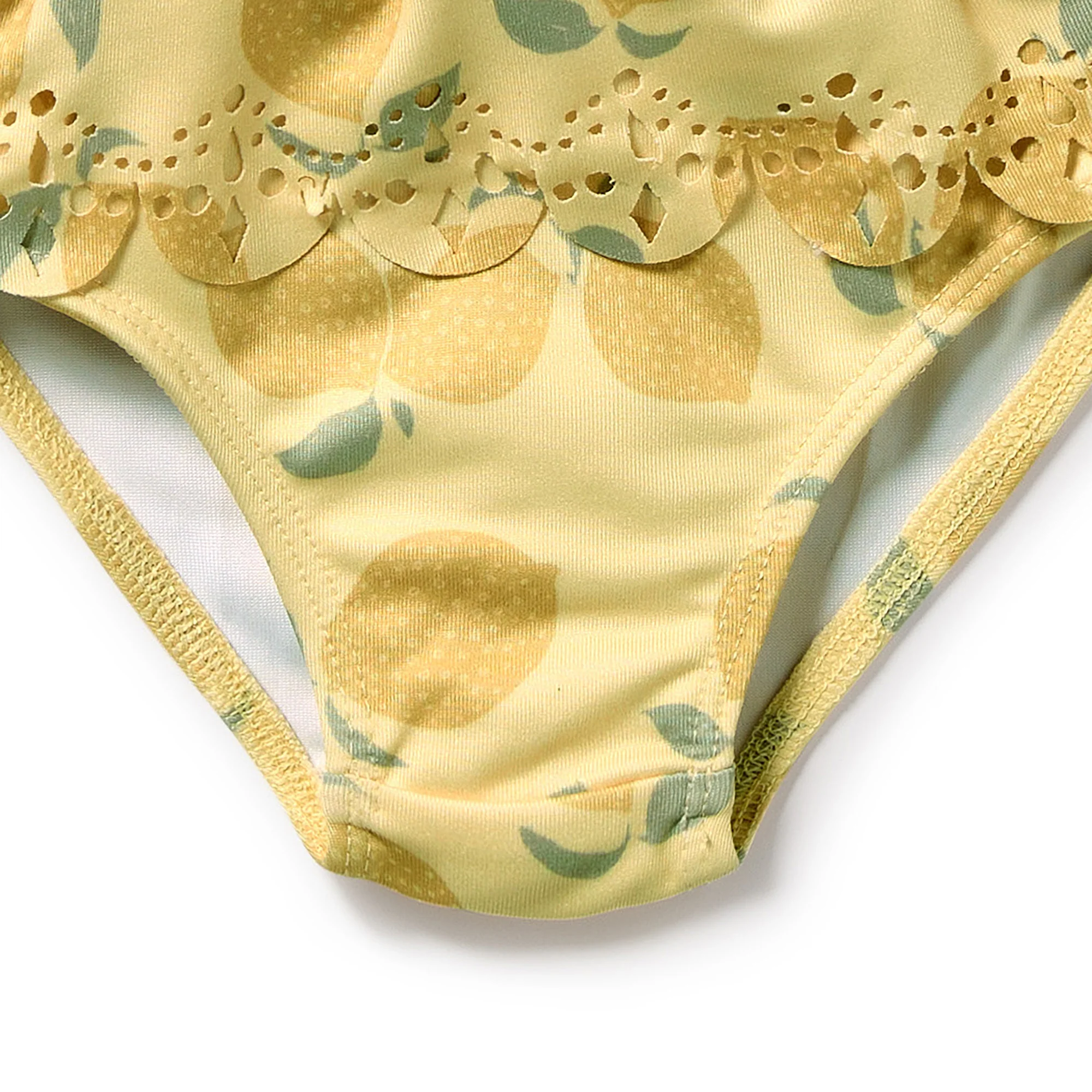 Cutwork Rashie Swimset - Lemon Drop - Image 3