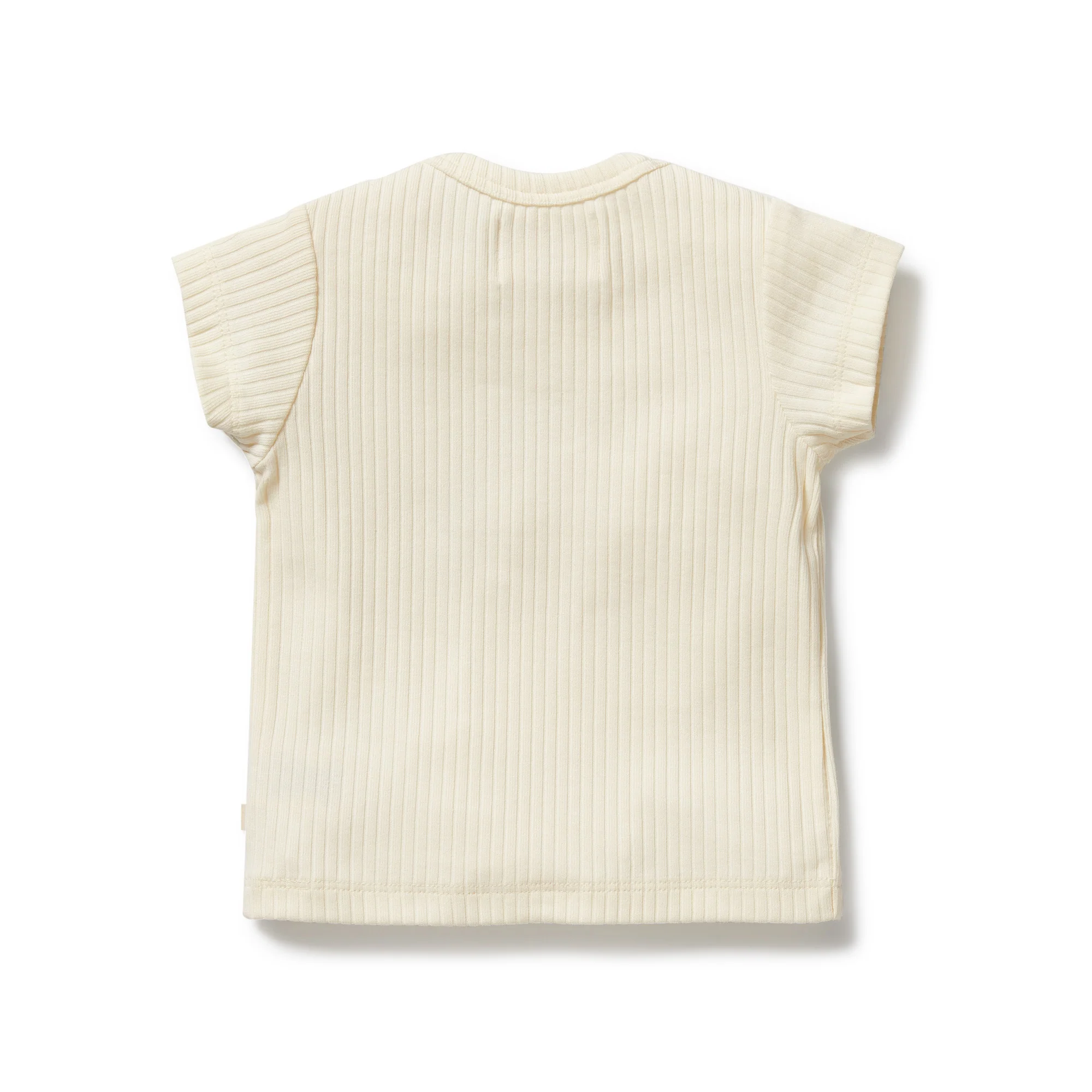 Embroidered Organic Tee - Lemon Leaf - Image 5
