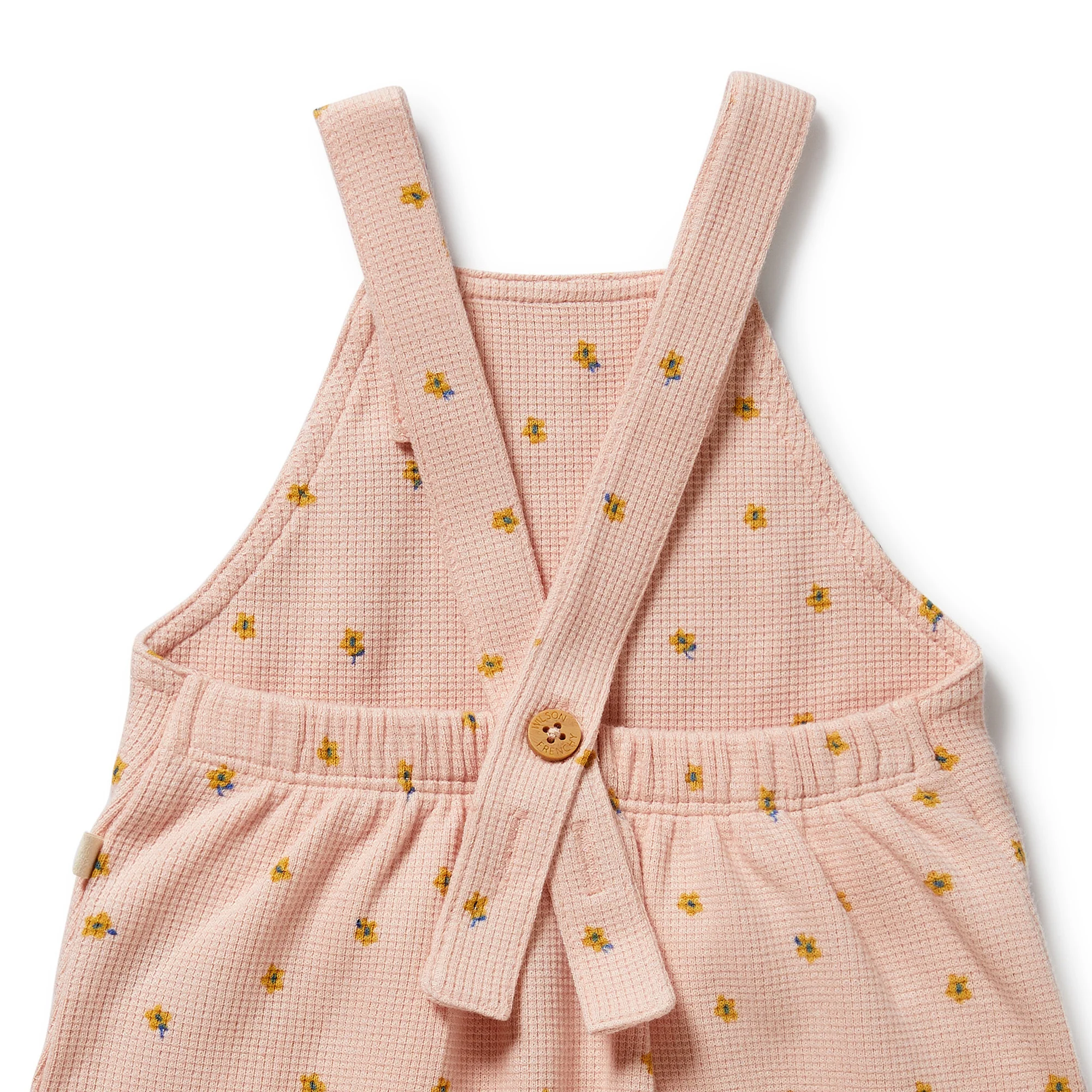 Wilson & Frenchy - Little Fleur Organic Waffle Overall - Image 3