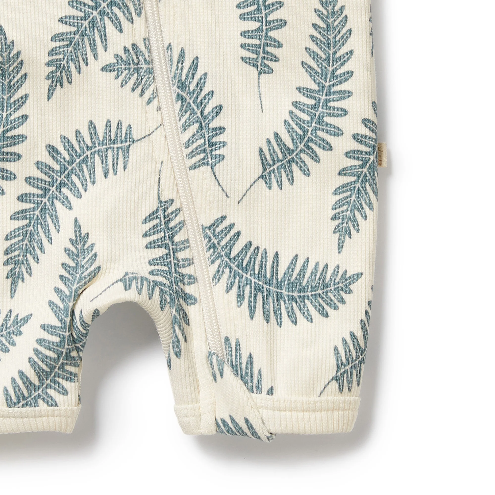 Organic Boyleg Zipsuit - Little Fronds - Image 4