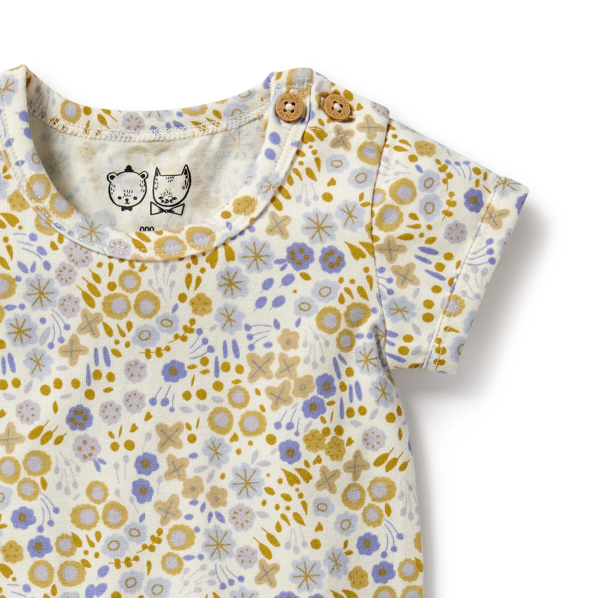 Wilson and Frenchy Little Meadow Organic Bodysuit - Image 3