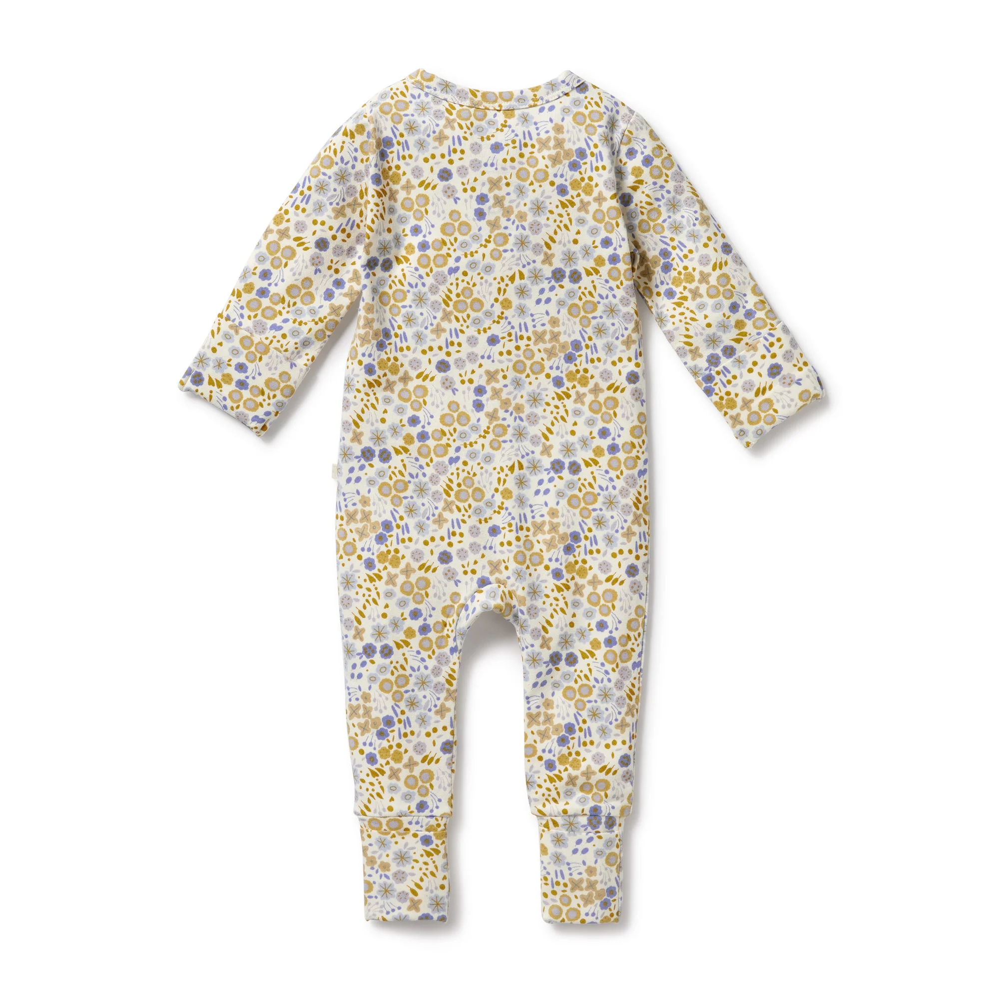 Little Meadow Organic Zipsuit with Feet - Image 2