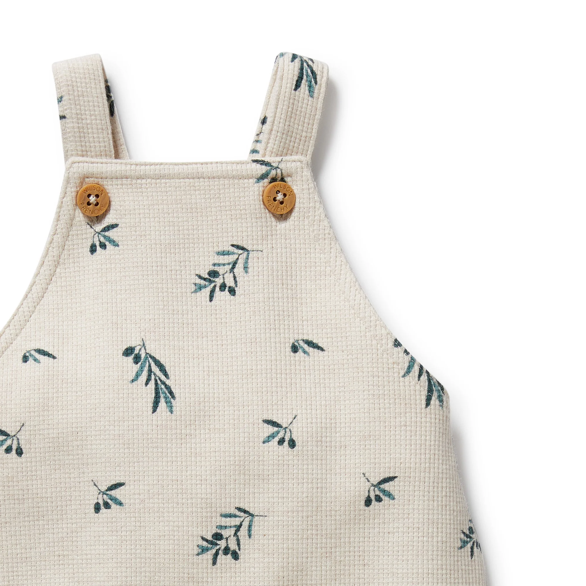 Wilson & Frenchy - Little Olive Organic Waffle Overall - Image 2