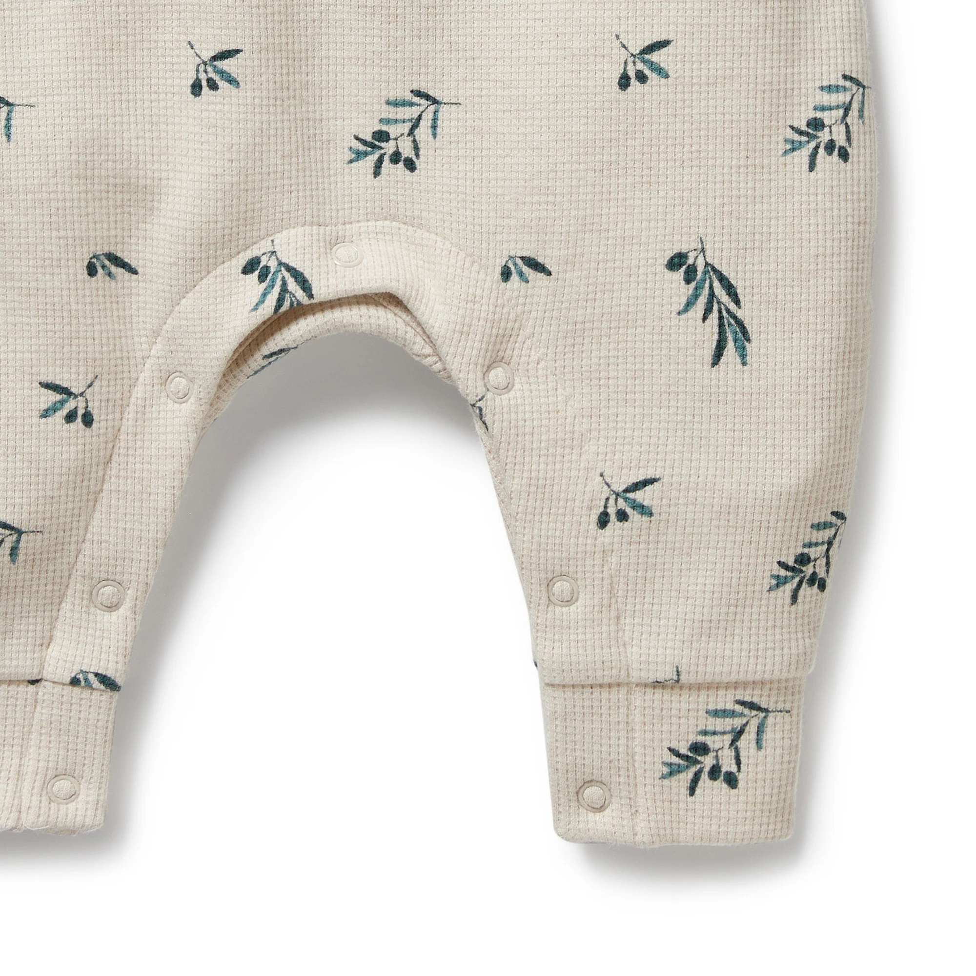 Wilson & Frenchy - Little Olive Organic Waffle Overall - Image 3