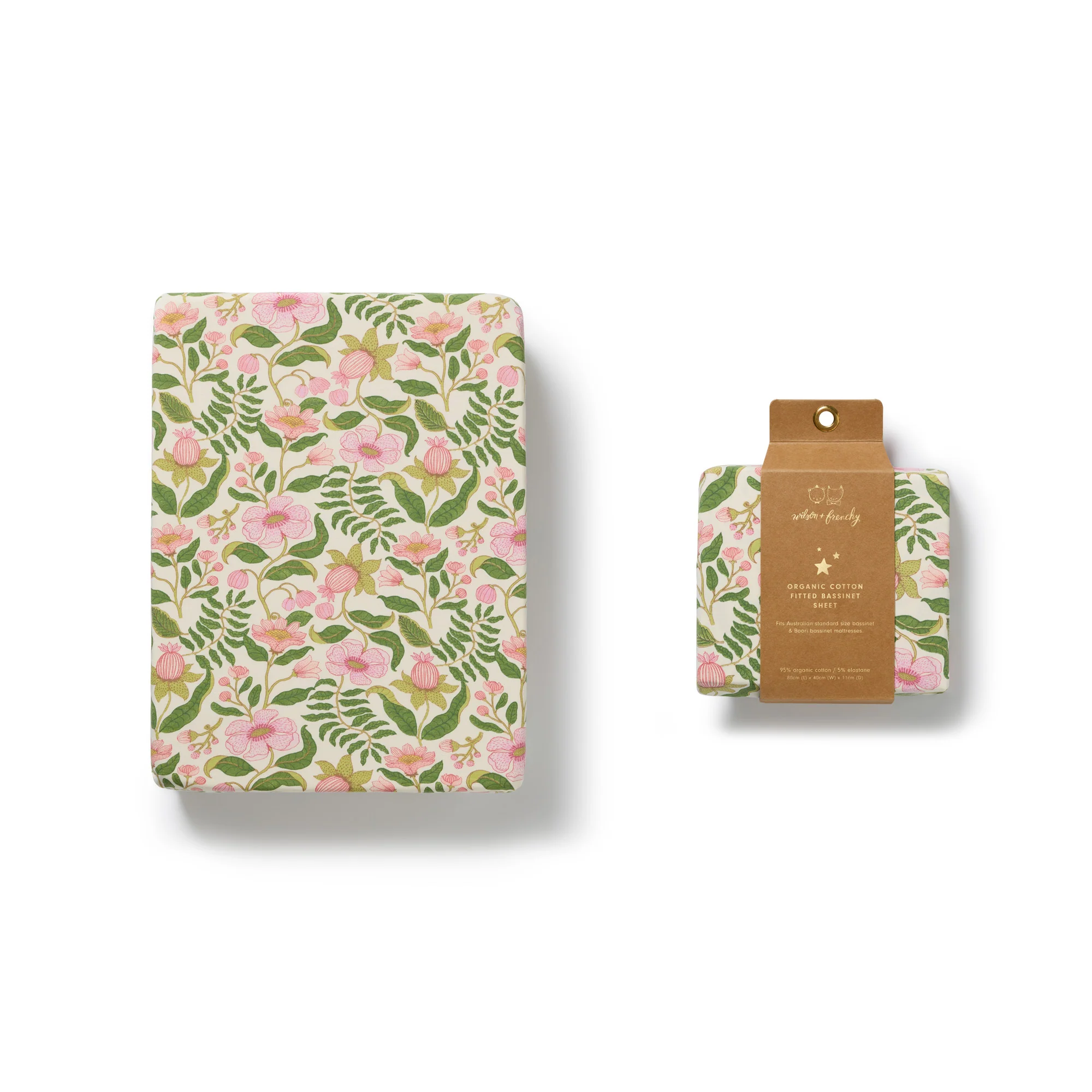 Ma Fleur Organic Bassinet Sheet - Image 4