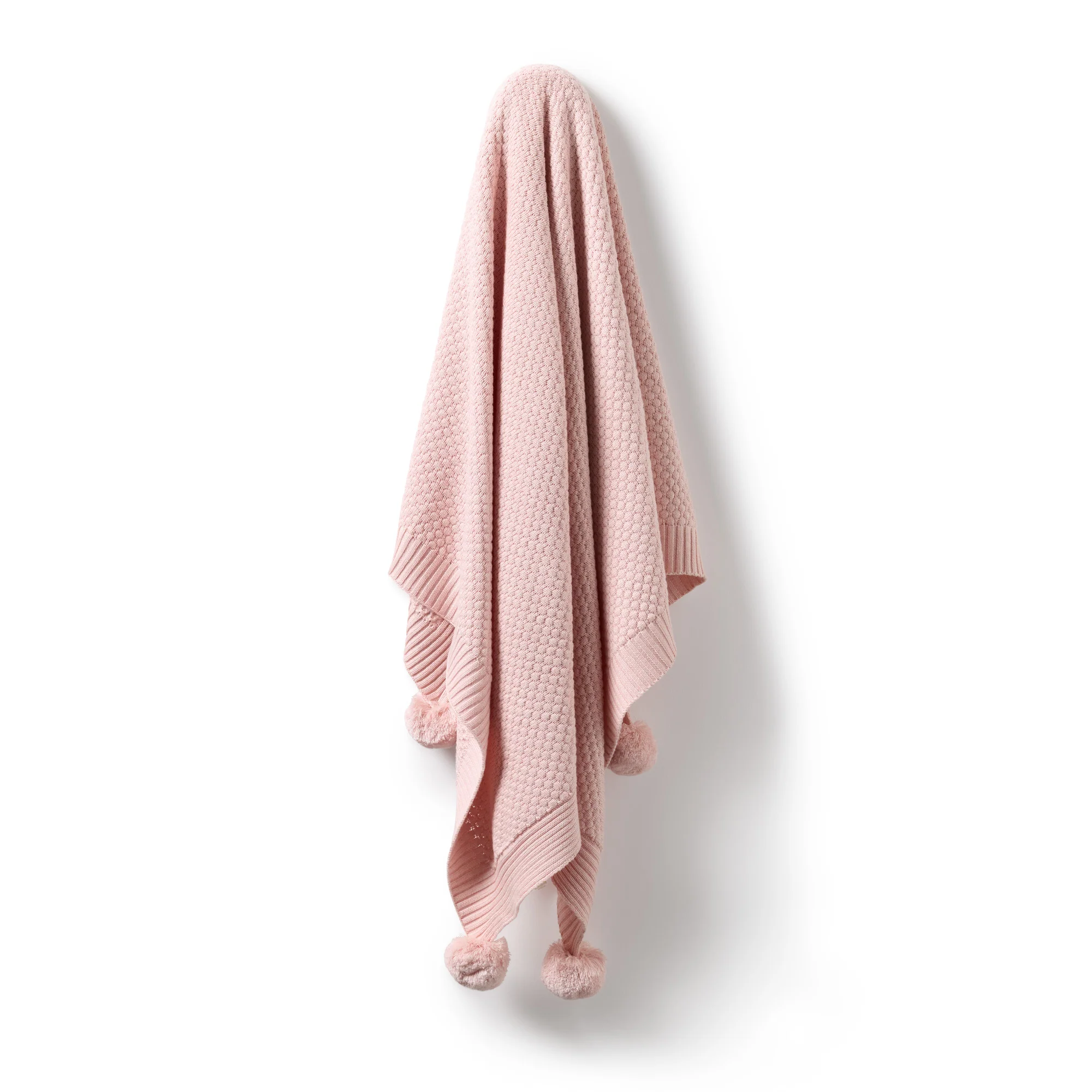 Marshmallow Organic Knitted Bubble Blanket - Image 2
