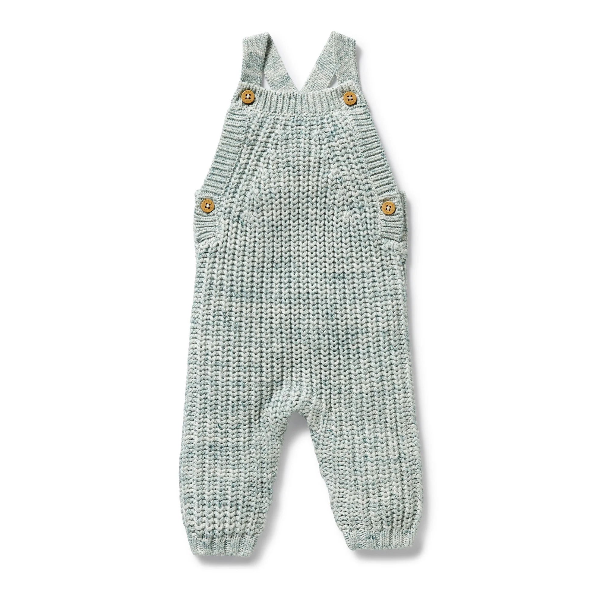 Wilson & Frenchy - Moss Speckle Organic Knitted Overall