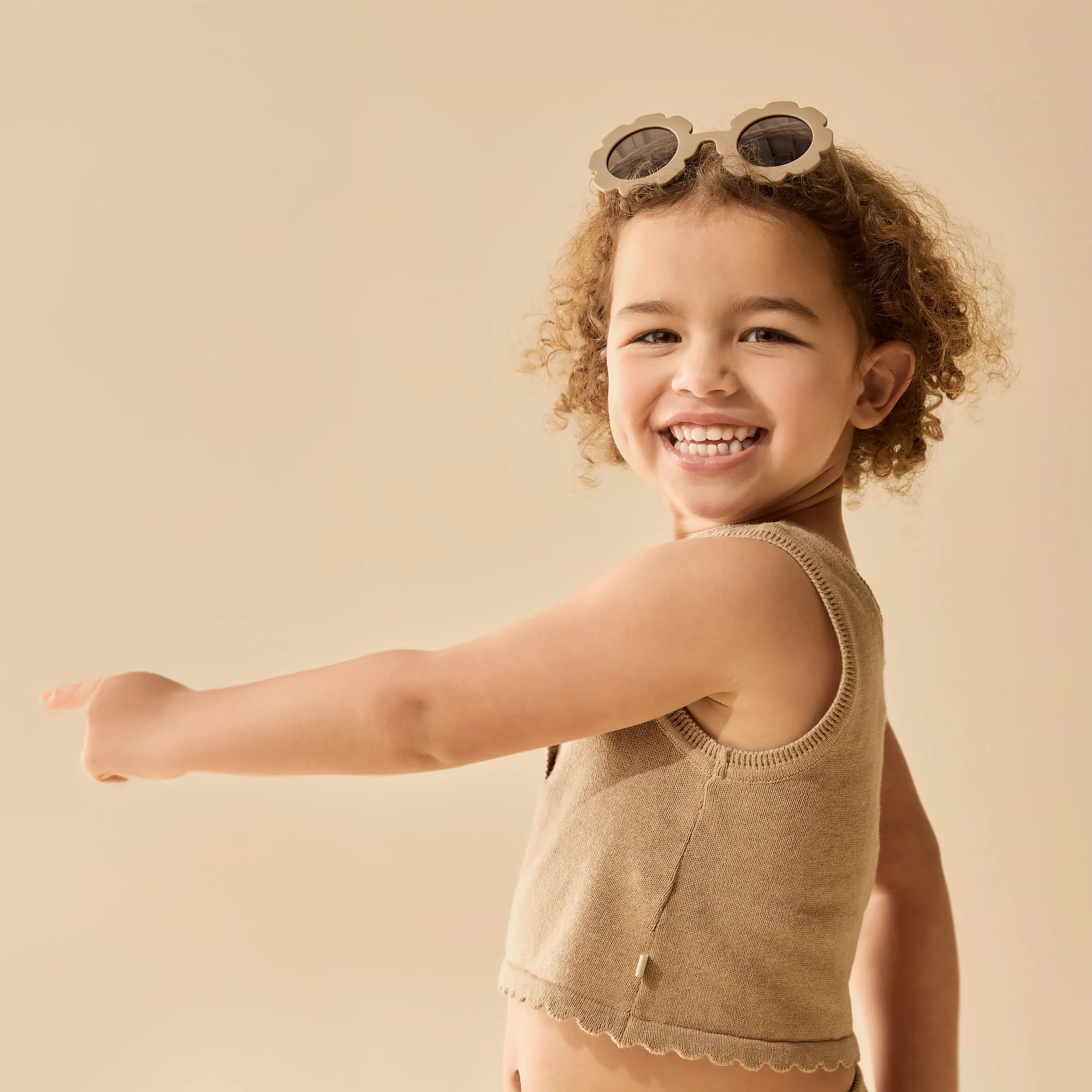 Organic Knitted Set - Oat - Image 2