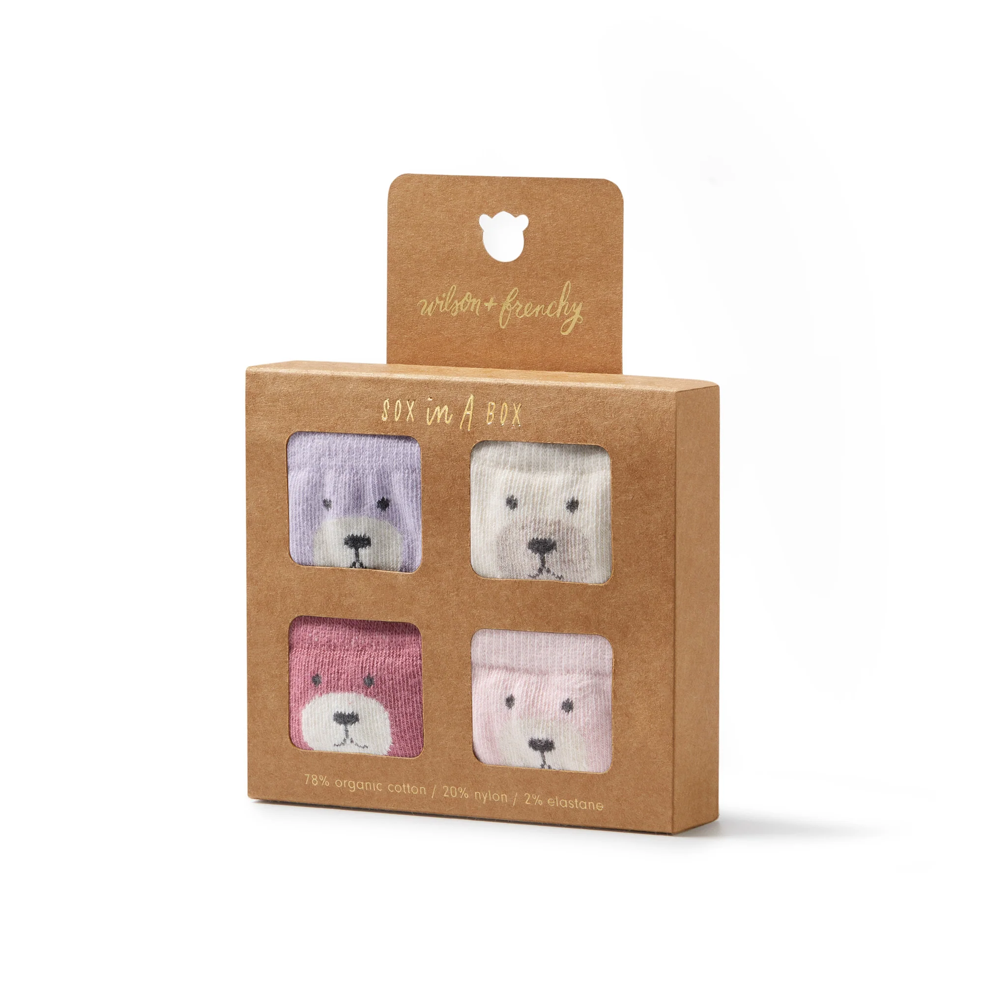 Girls Organic 4 Pack Baby Socks - Image 6