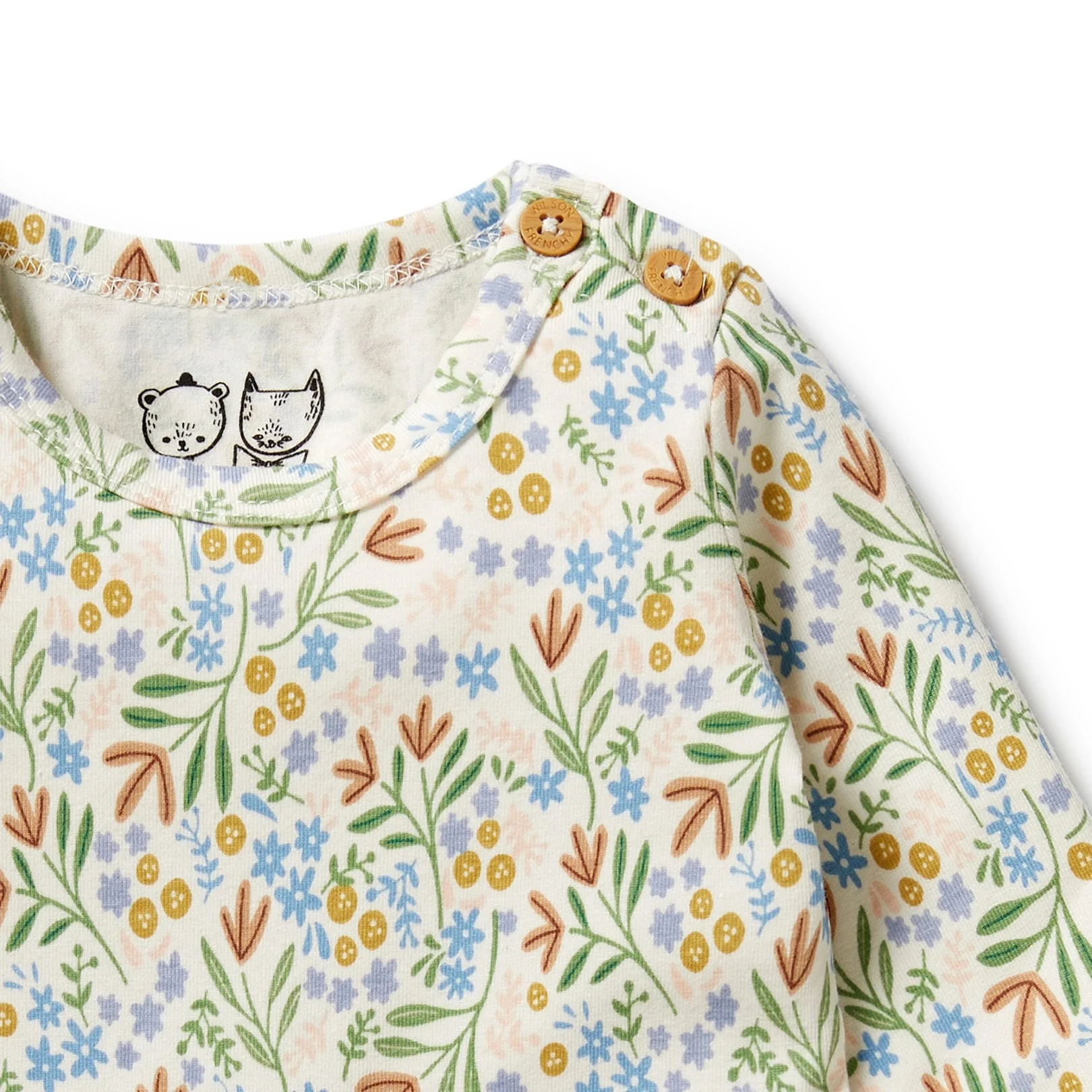 Organic Bodysuit - Tinker Floral - Image 2